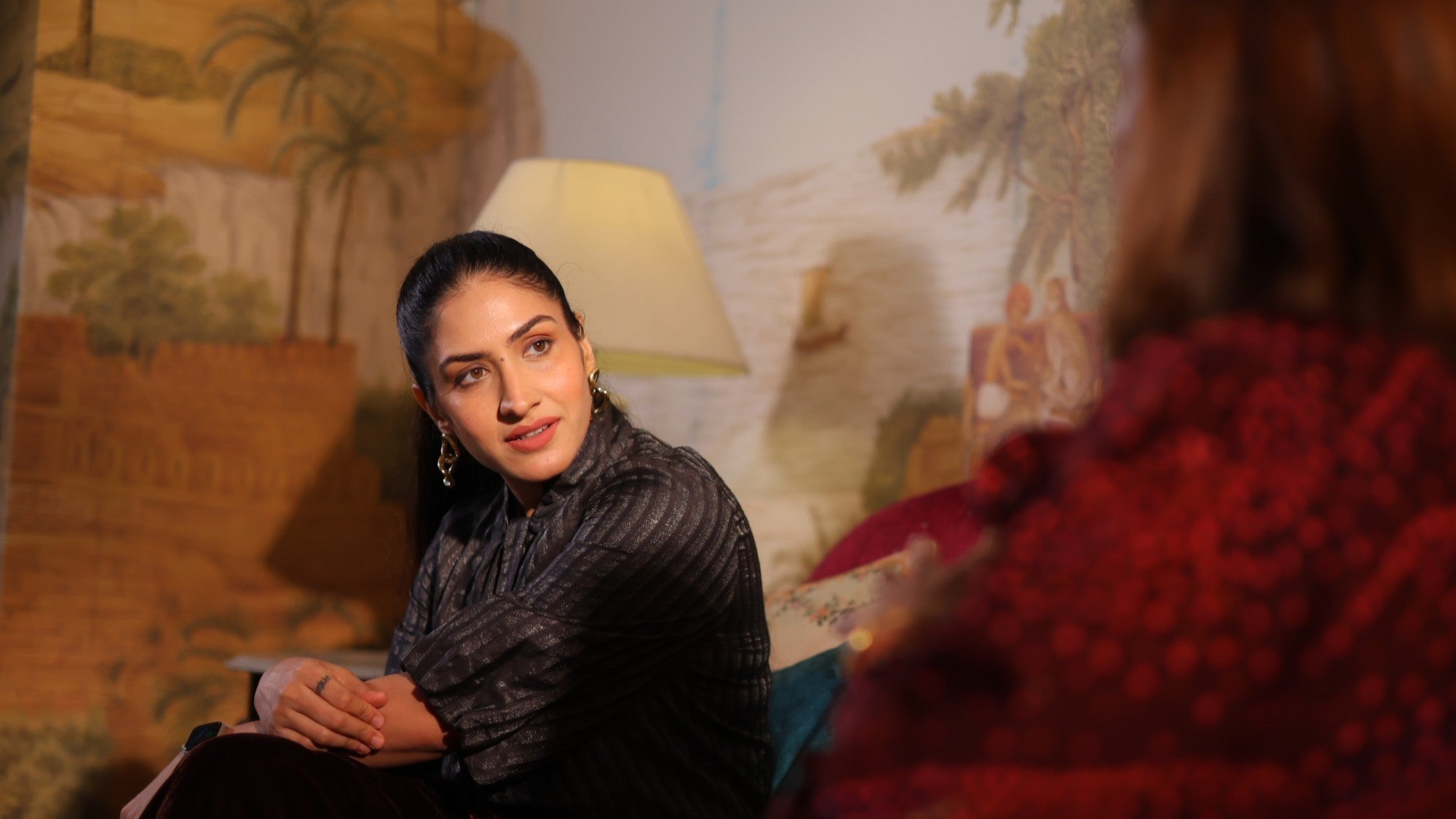 She Carries the Light "KRITIKA MAYANK JOSHI" like Silk shimmery dresses