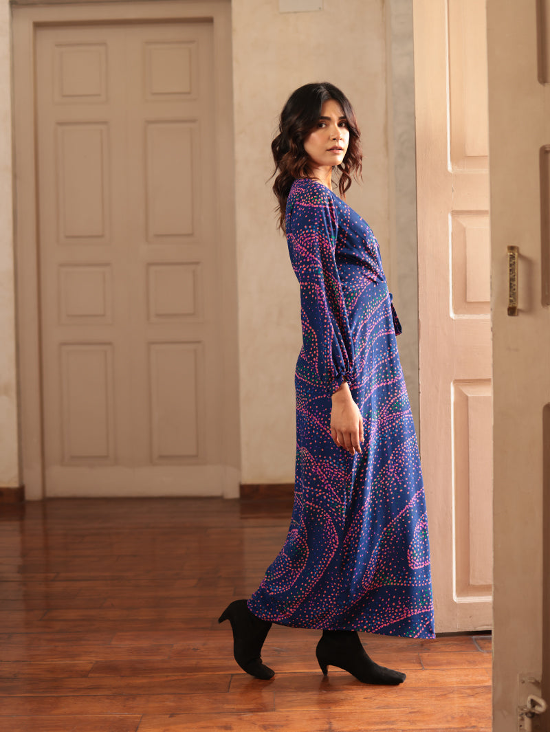 WRAP LONG DRESS