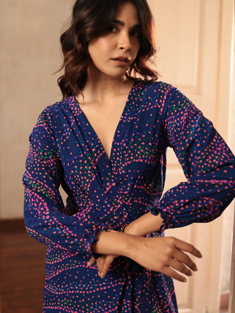 WRAP LONG DRESS