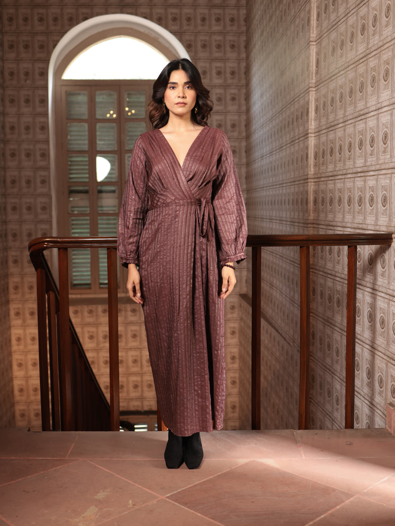 WRAP LONG DRESS