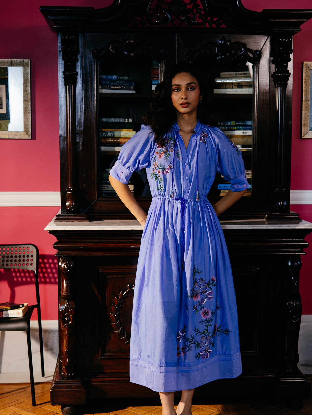 GAVIE DRESS BANGALORE FLOWER EMBROIDERY