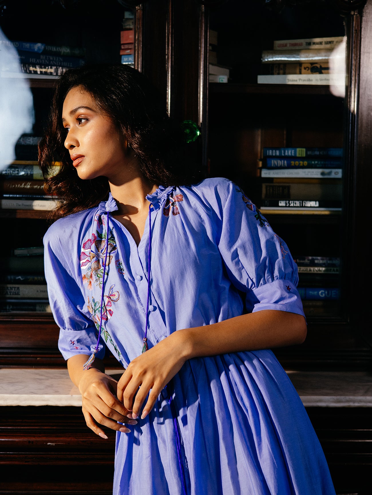 GAVIE DRESS BANGALORE FLOWER EMBROIDERY