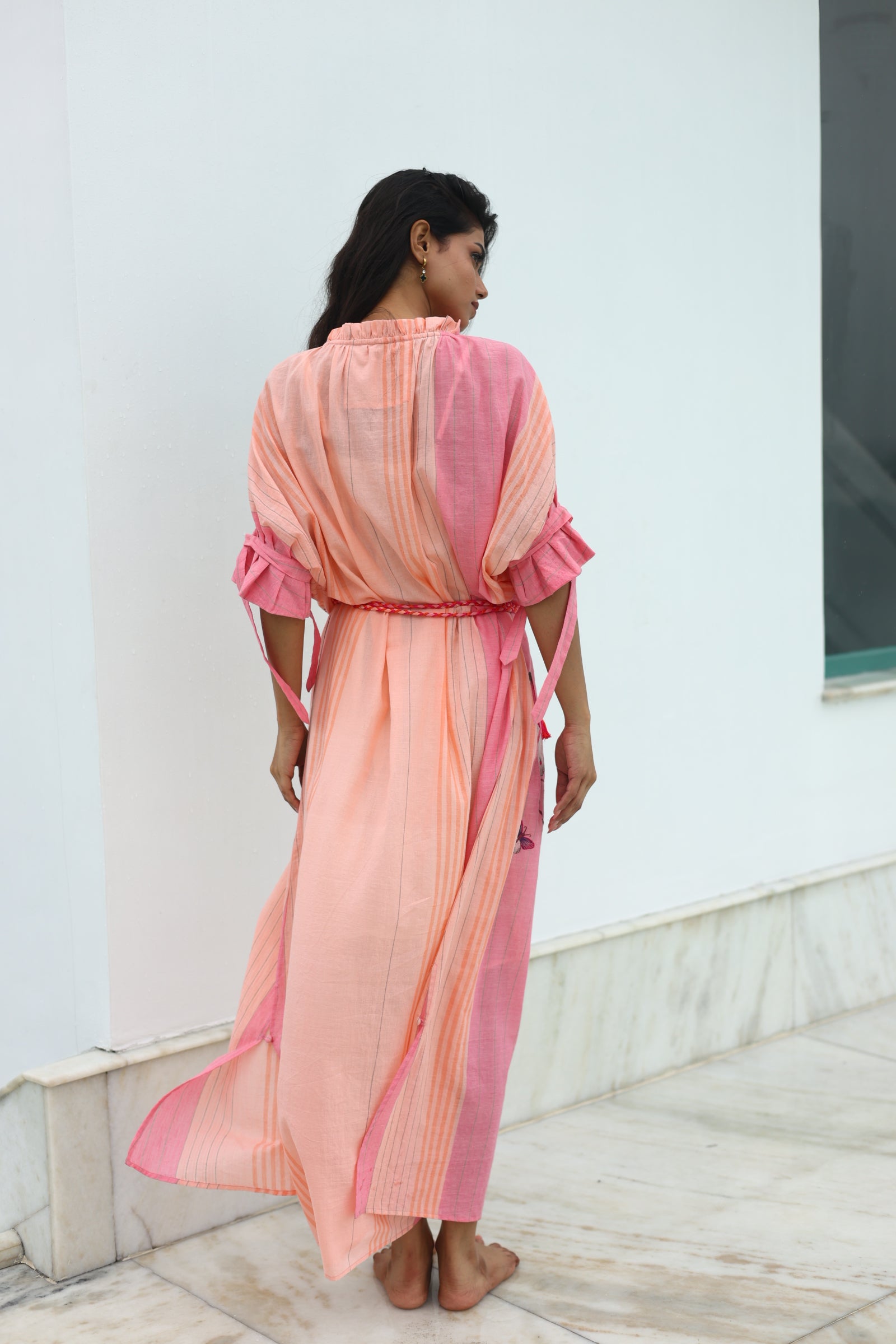 KYLIE SHIRT DRESS BIRD WING EMBROIDERY