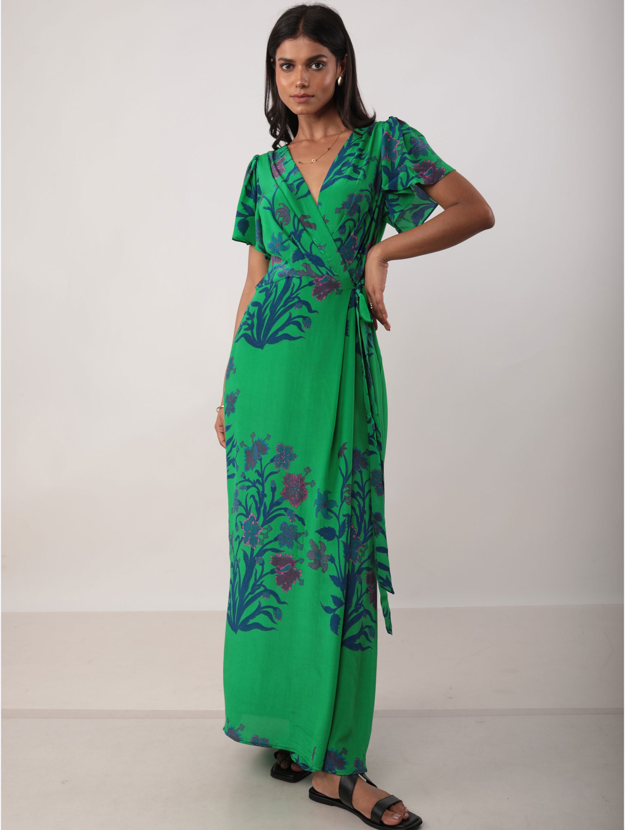 SUZZANE WRAP DRESS