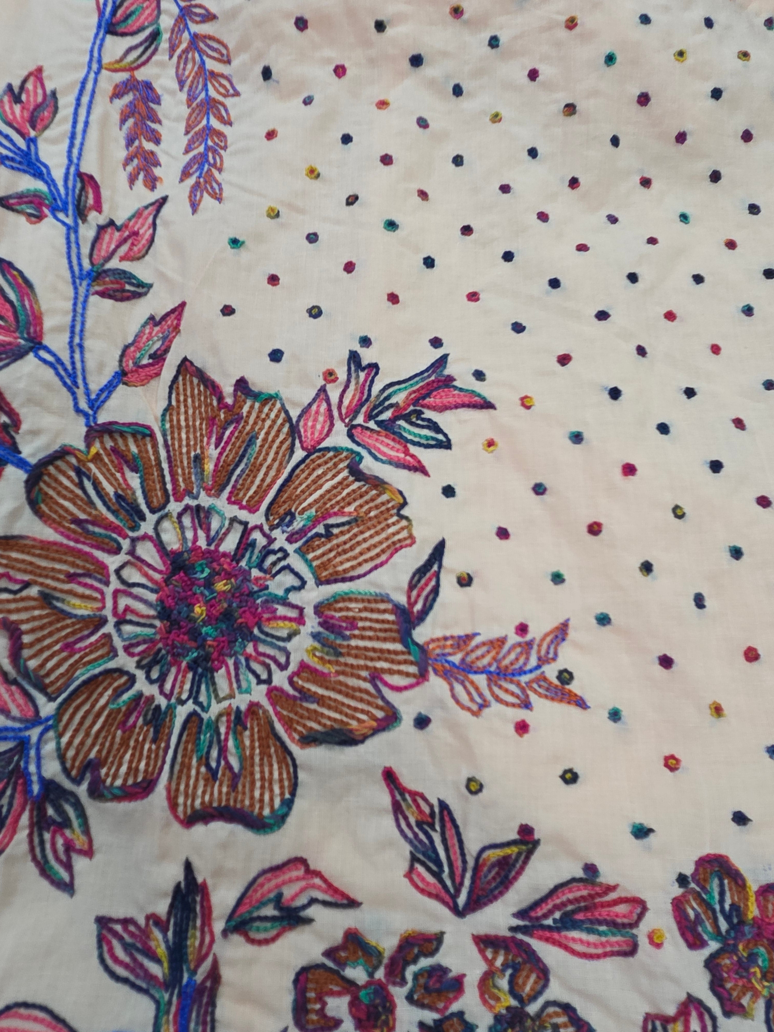 TULIP BLOUSE GLOBE LILY EMBROIDERY