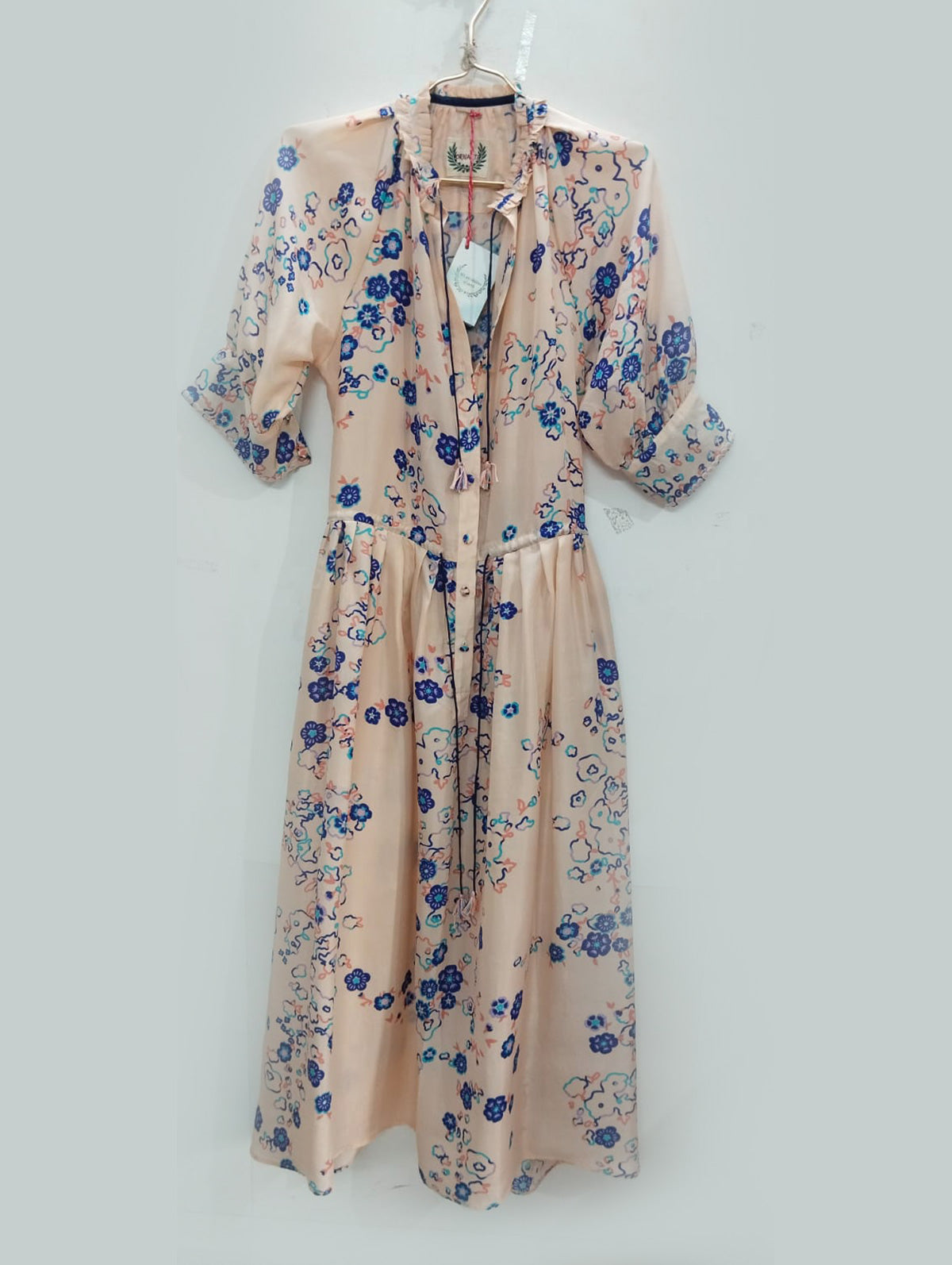 GAVIE SILK PRINTED DRESS
