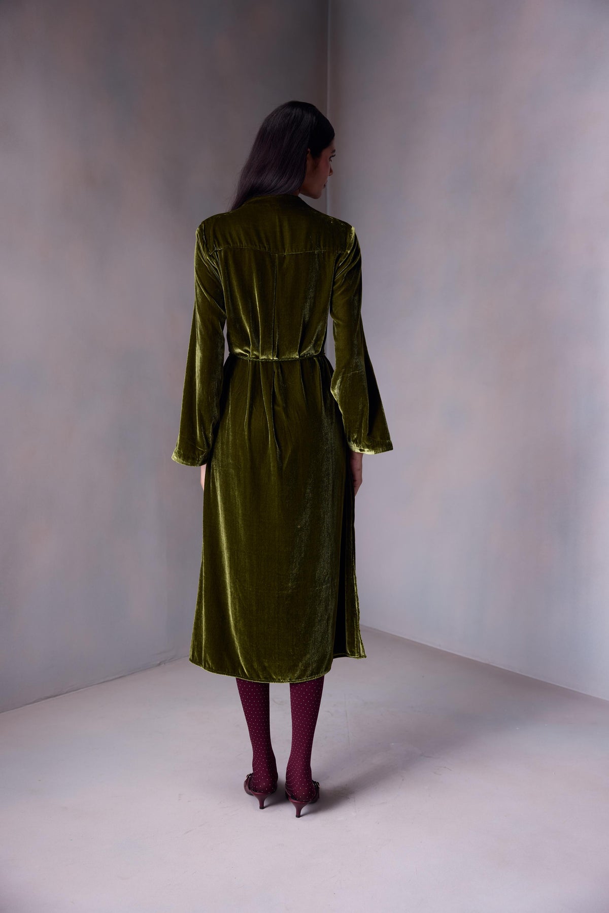 Nikita Dress Marquise Emb In Silk Velvet