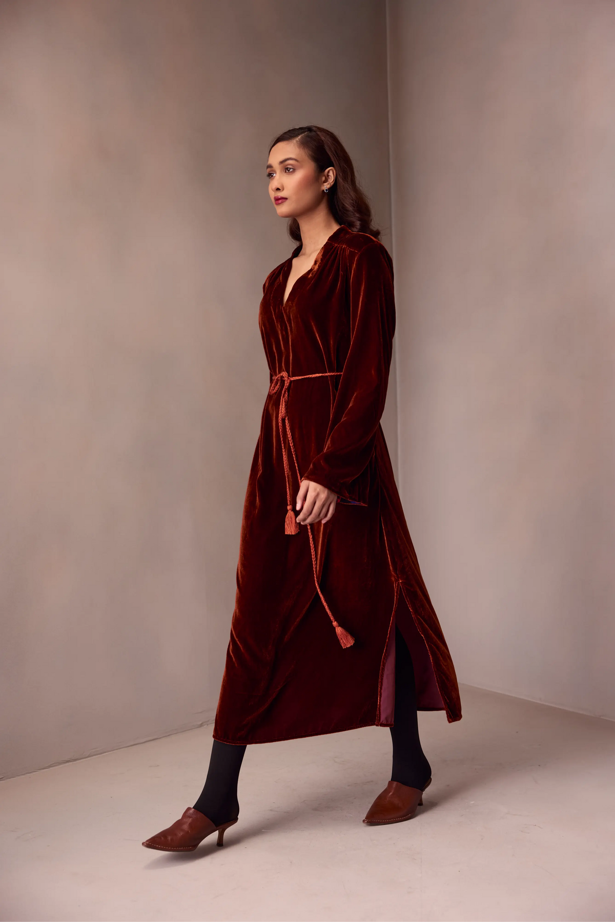 Nikita Dress Marquise Emb In Silk Velvet