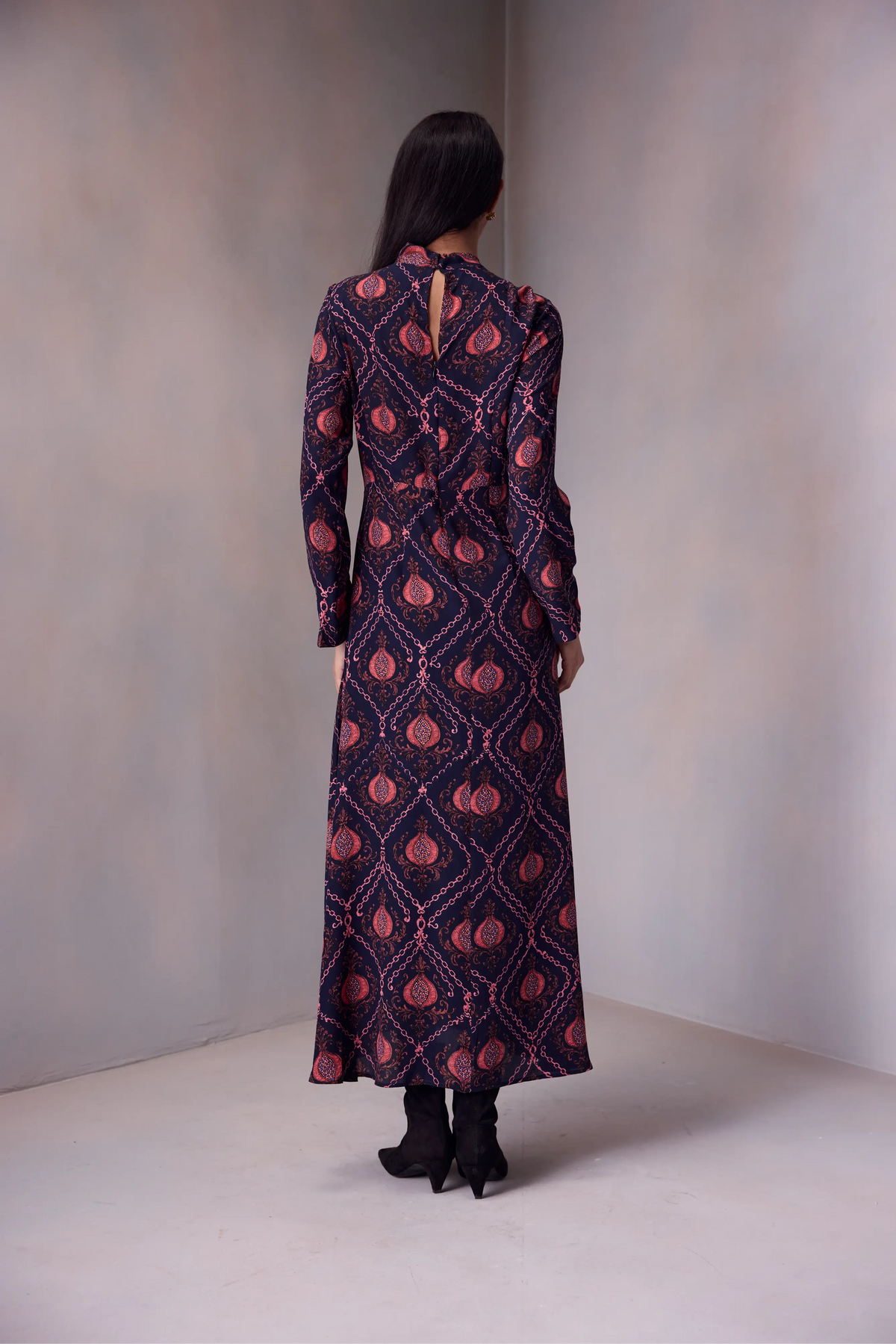 Dua Knot Dress Printed
