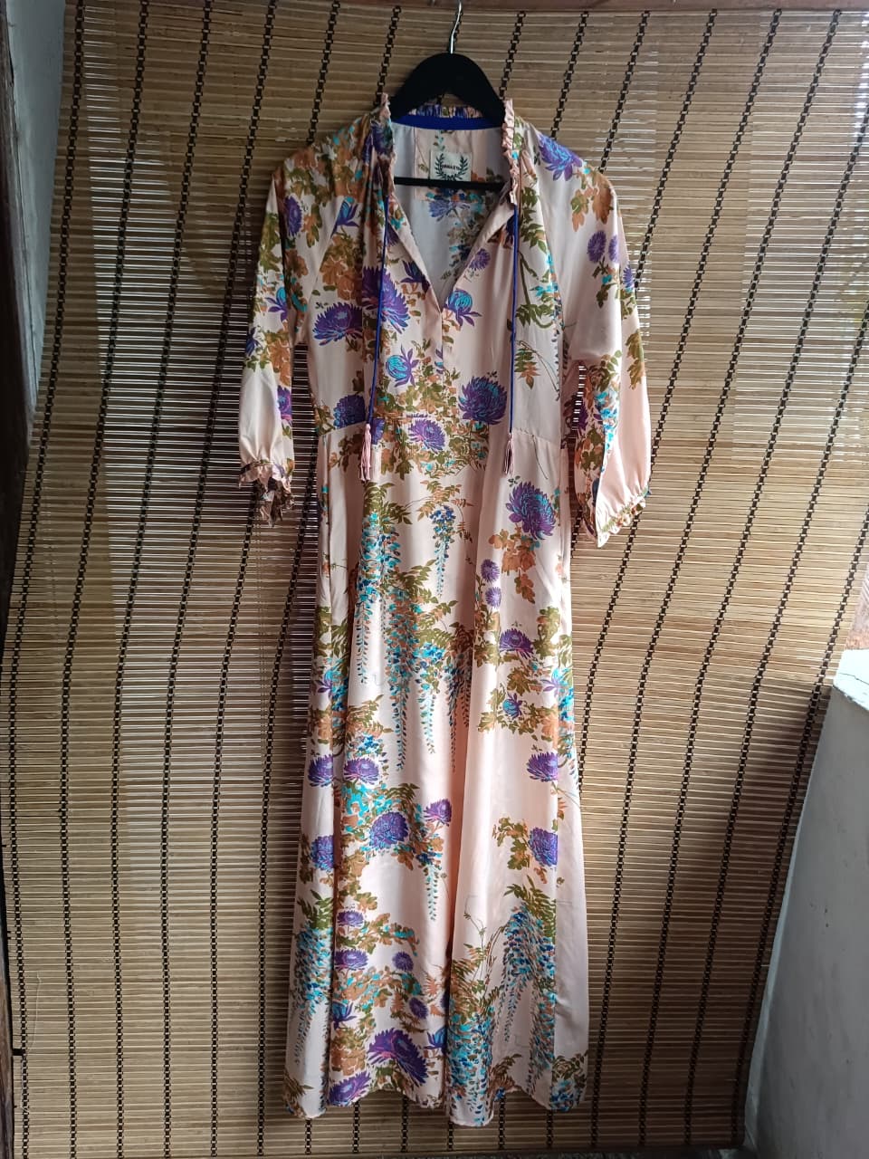 VEENA SILK DRESS MAXI