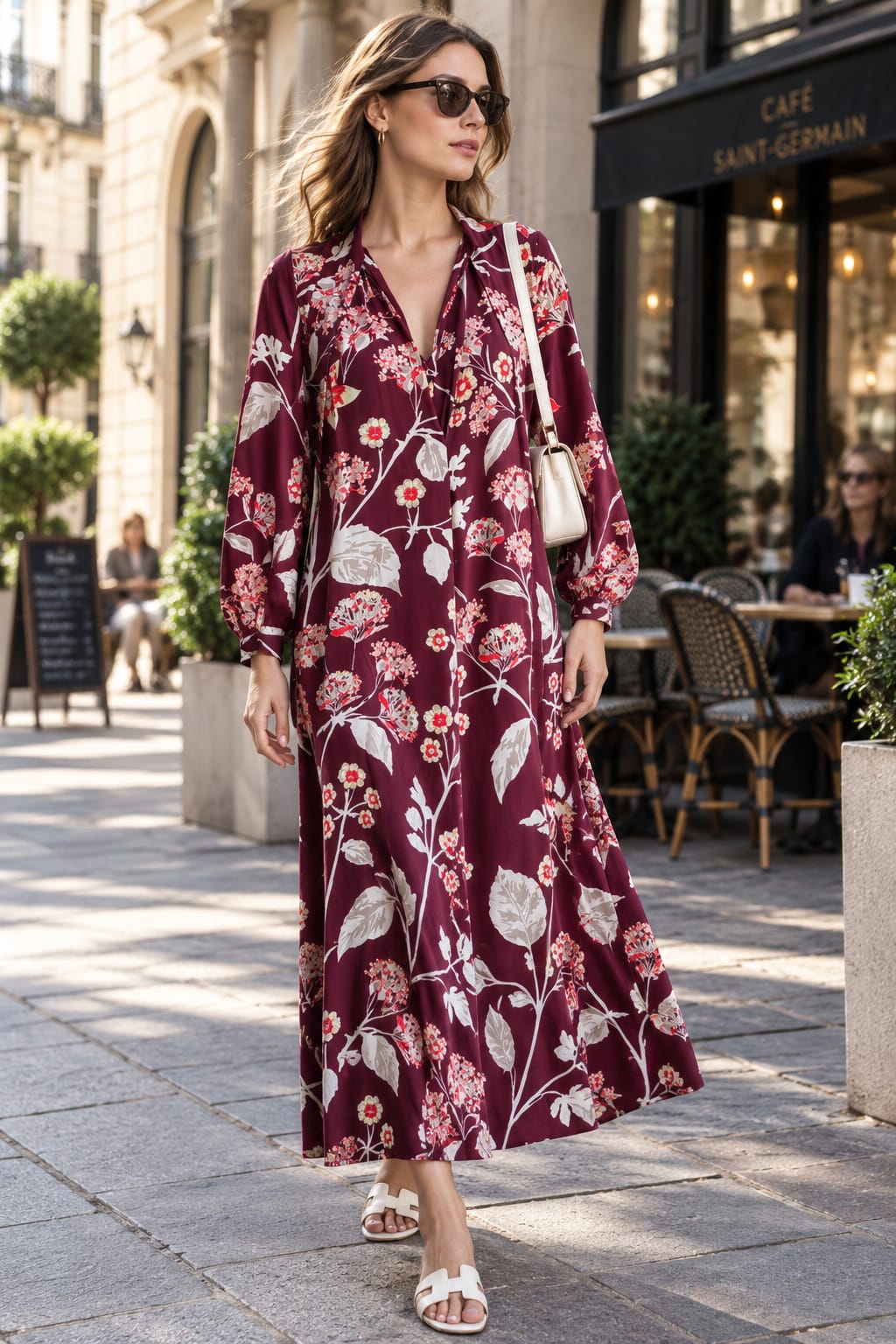 Lisa Tie Dress Printed