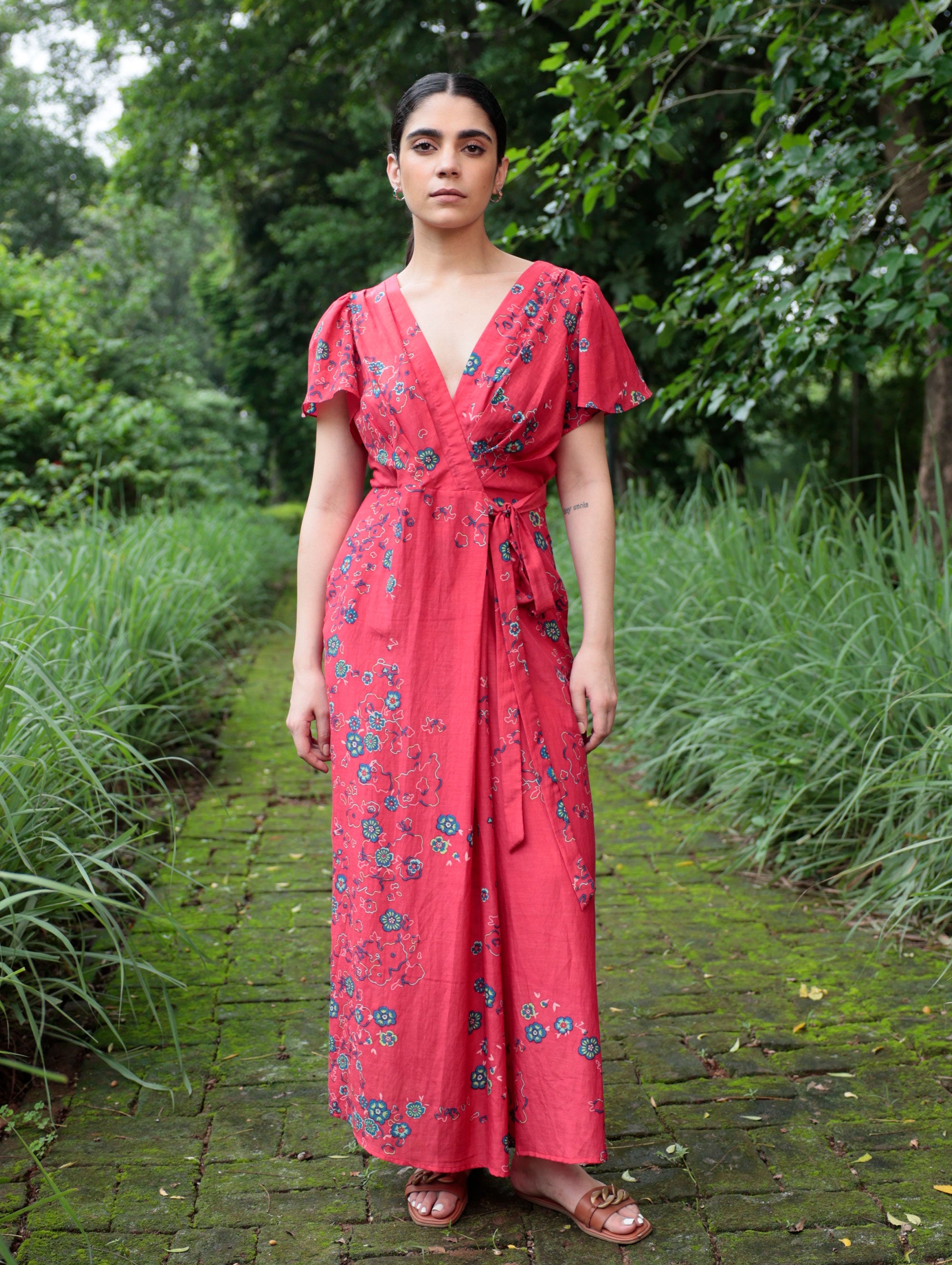 SUZZANE WRAP DRESS
