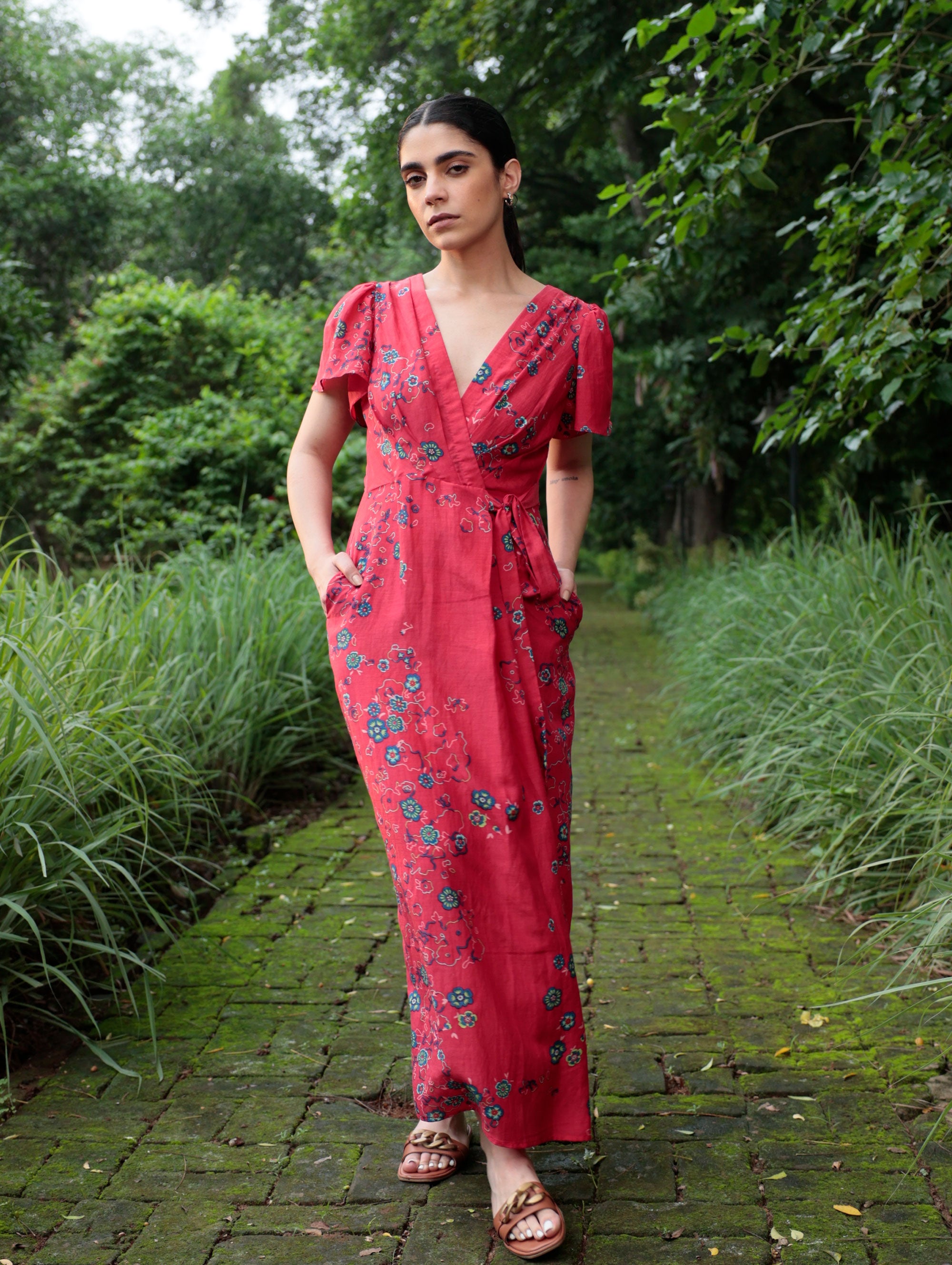 SUZZANE WRAP DRESS