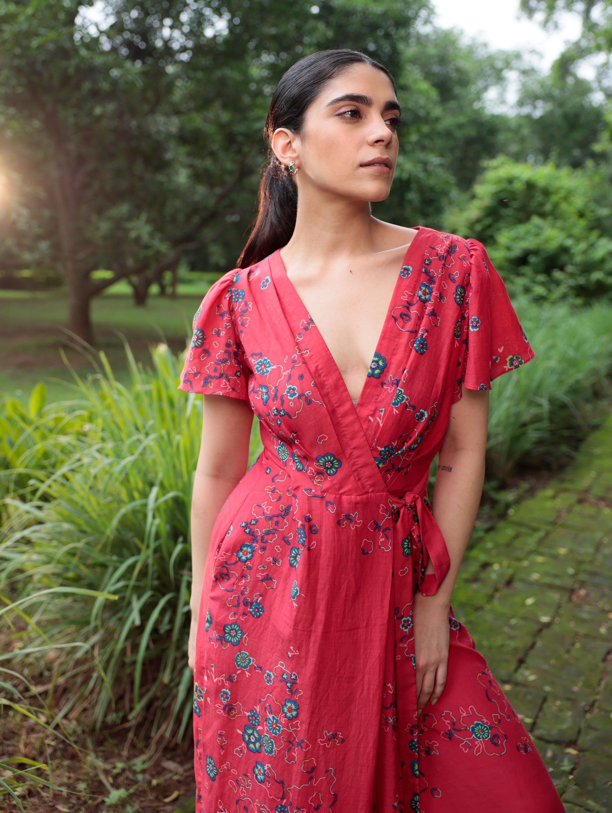 SUZZANE WRAP DRESS