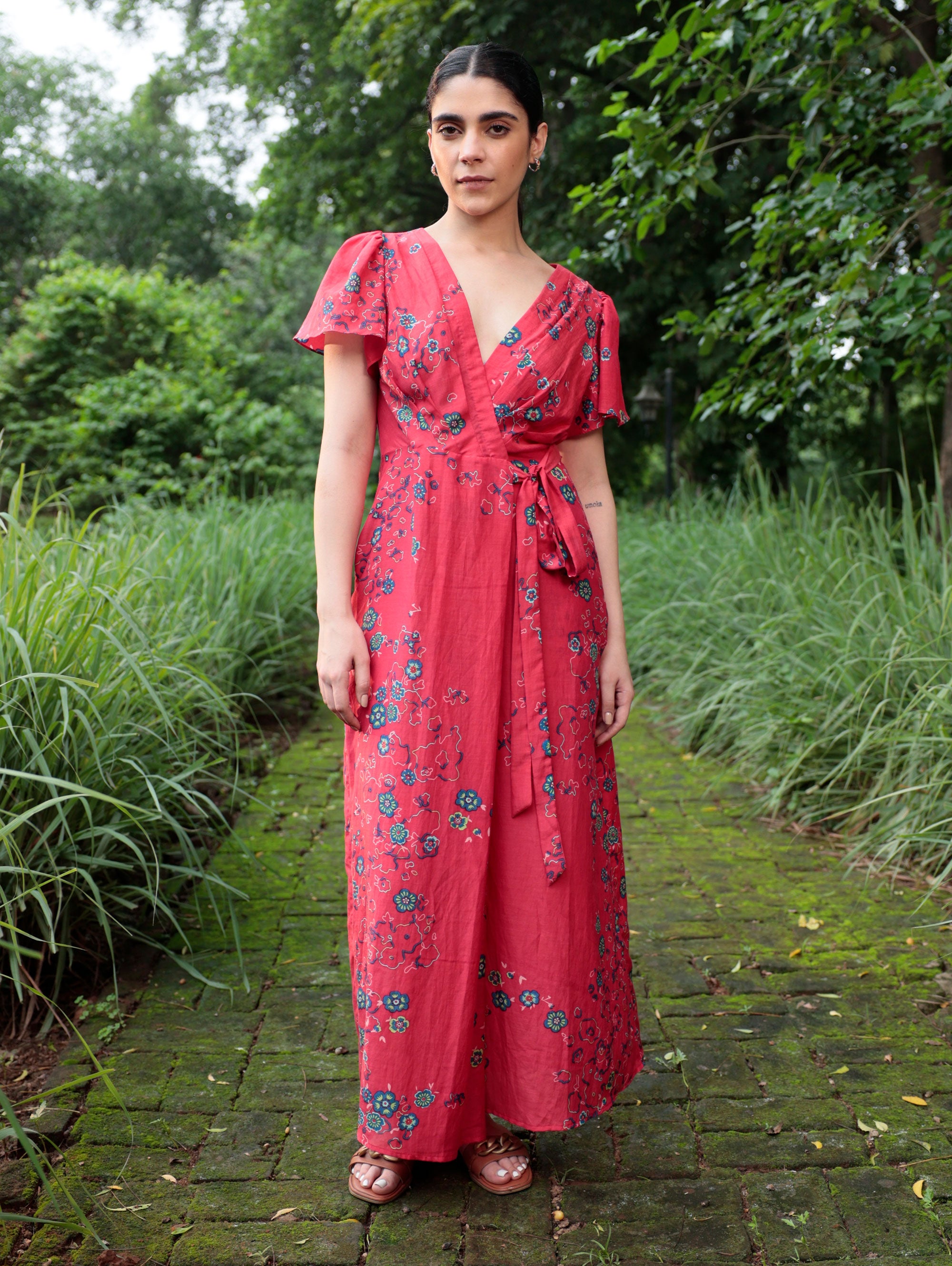 SUZZANE WRAP DRESS