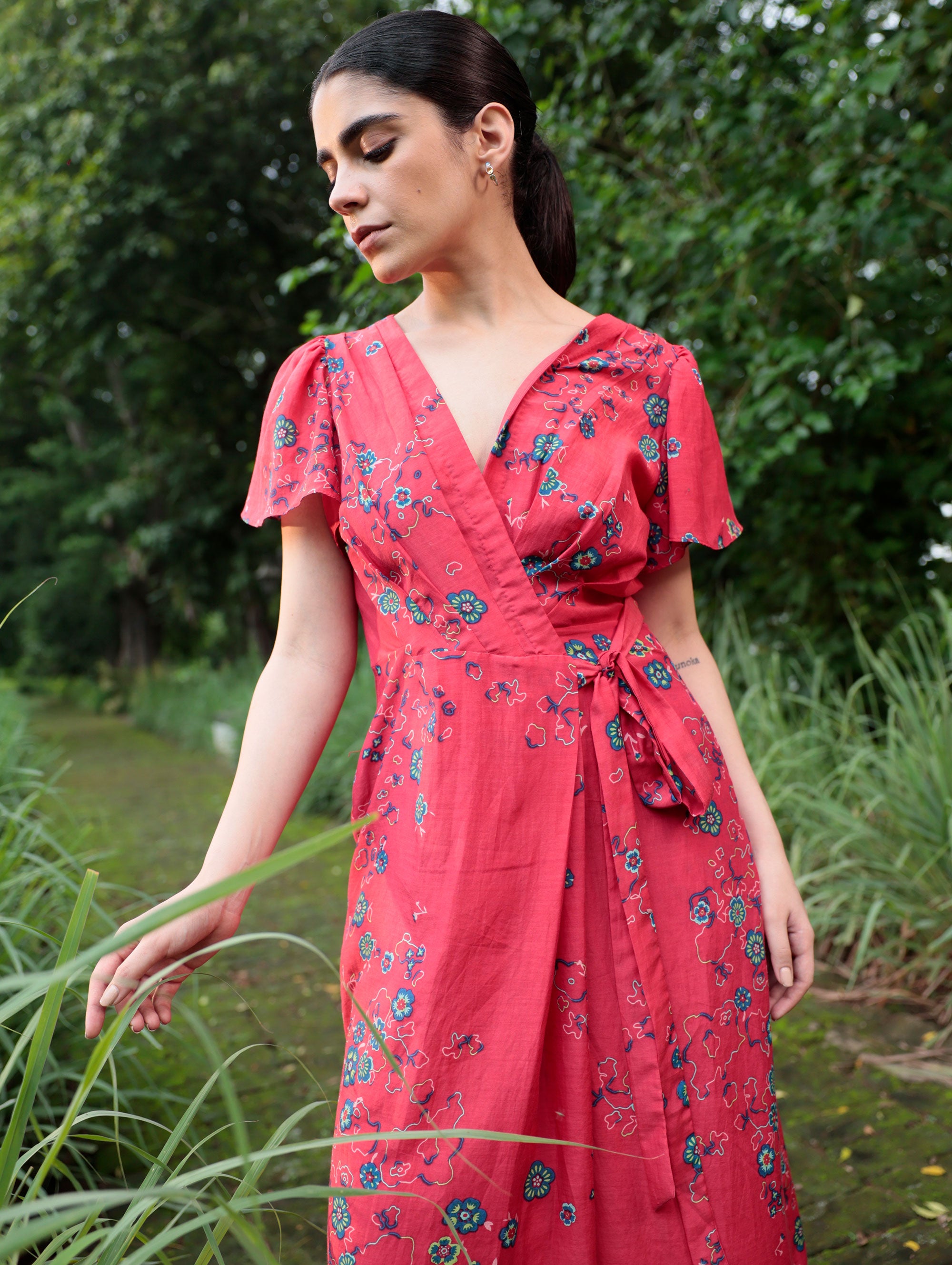 SUZZANE WRAP DRESS