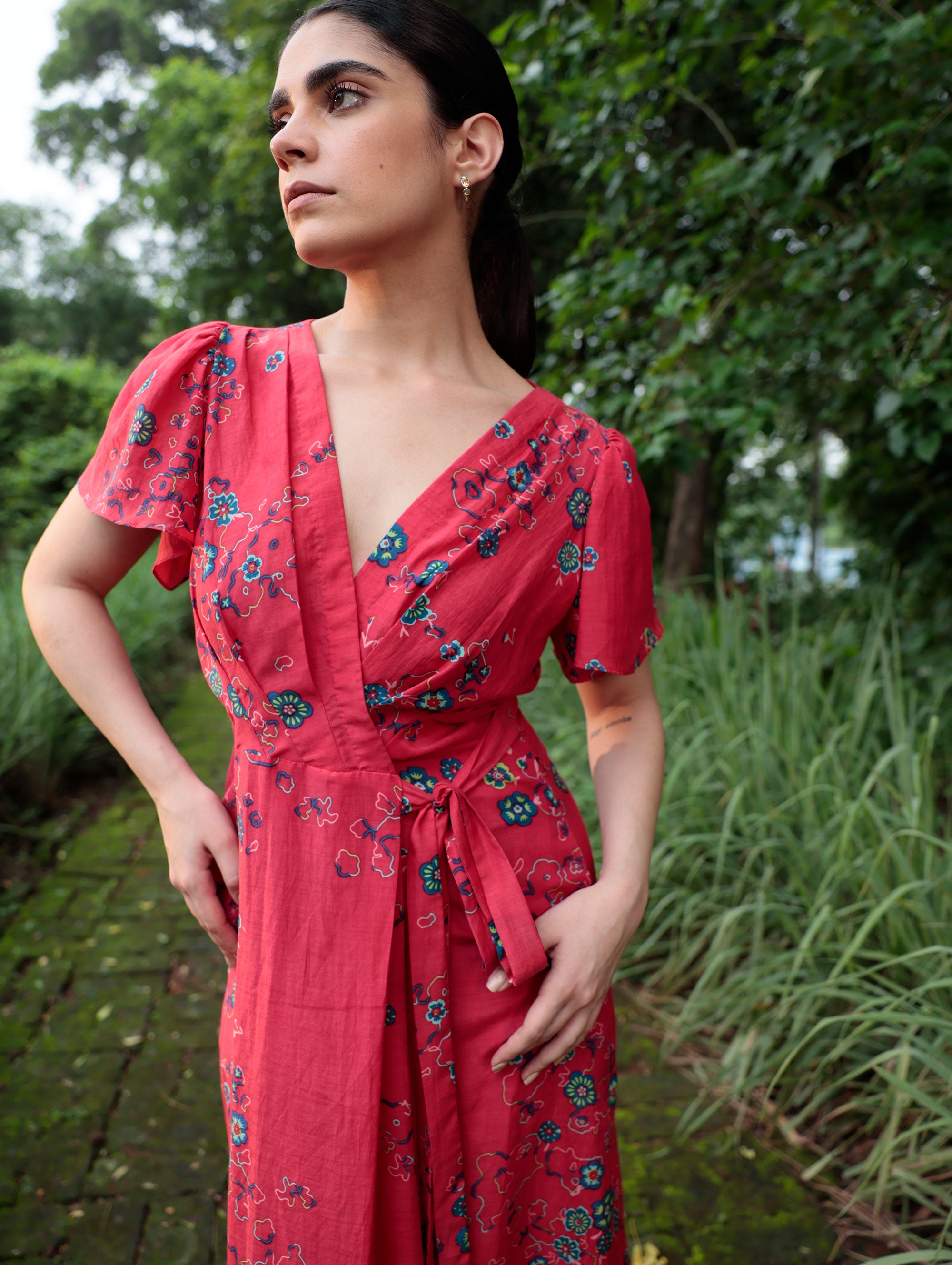 SUZZANE WRAP DRESS