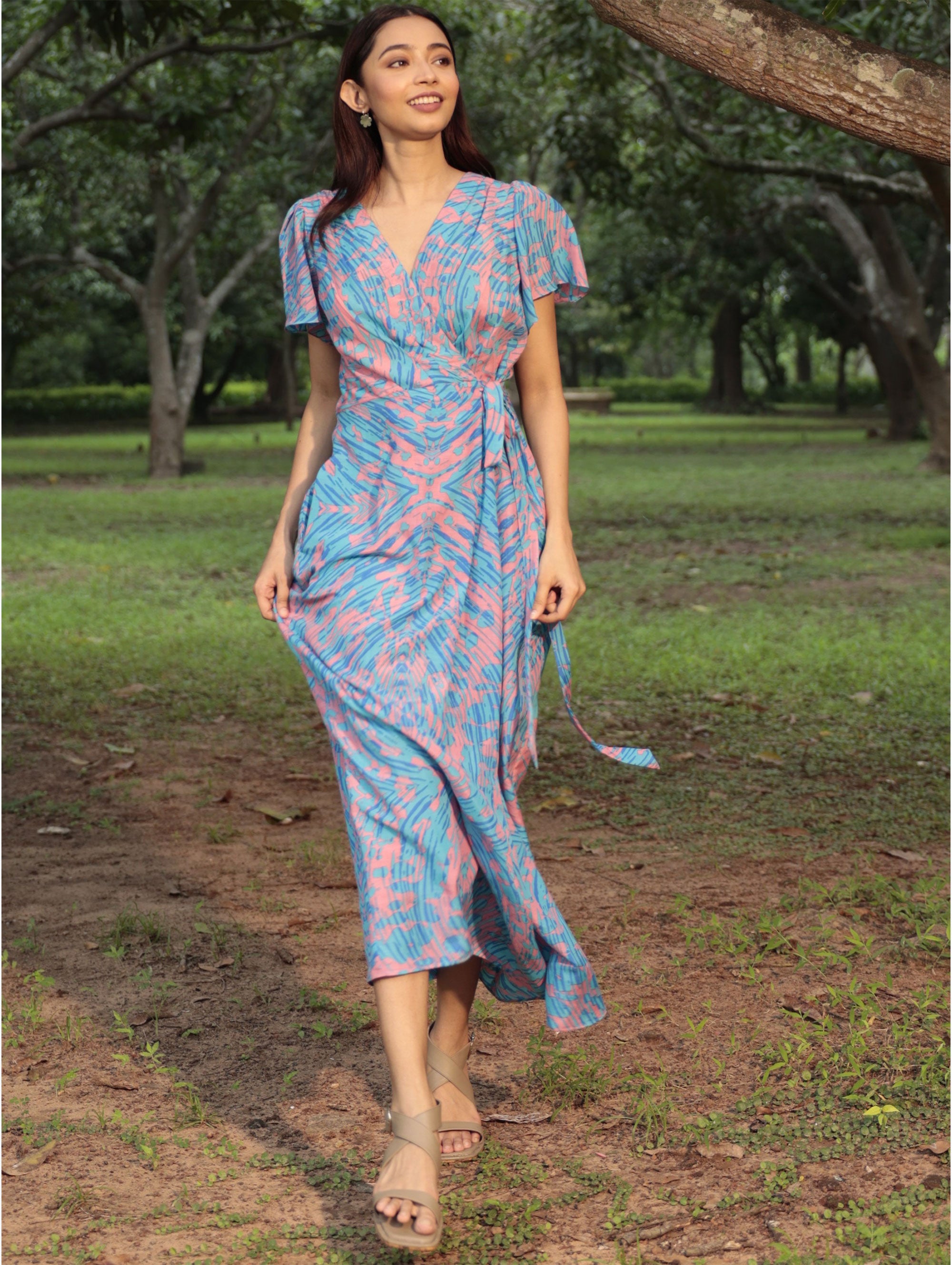 SUZZANE WRAP DRESS