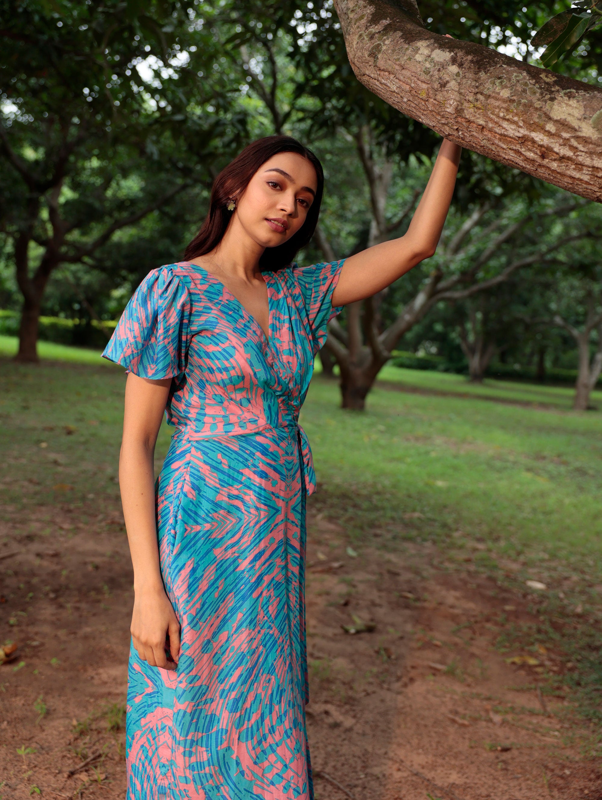 SUZZANE WRAP DRESS