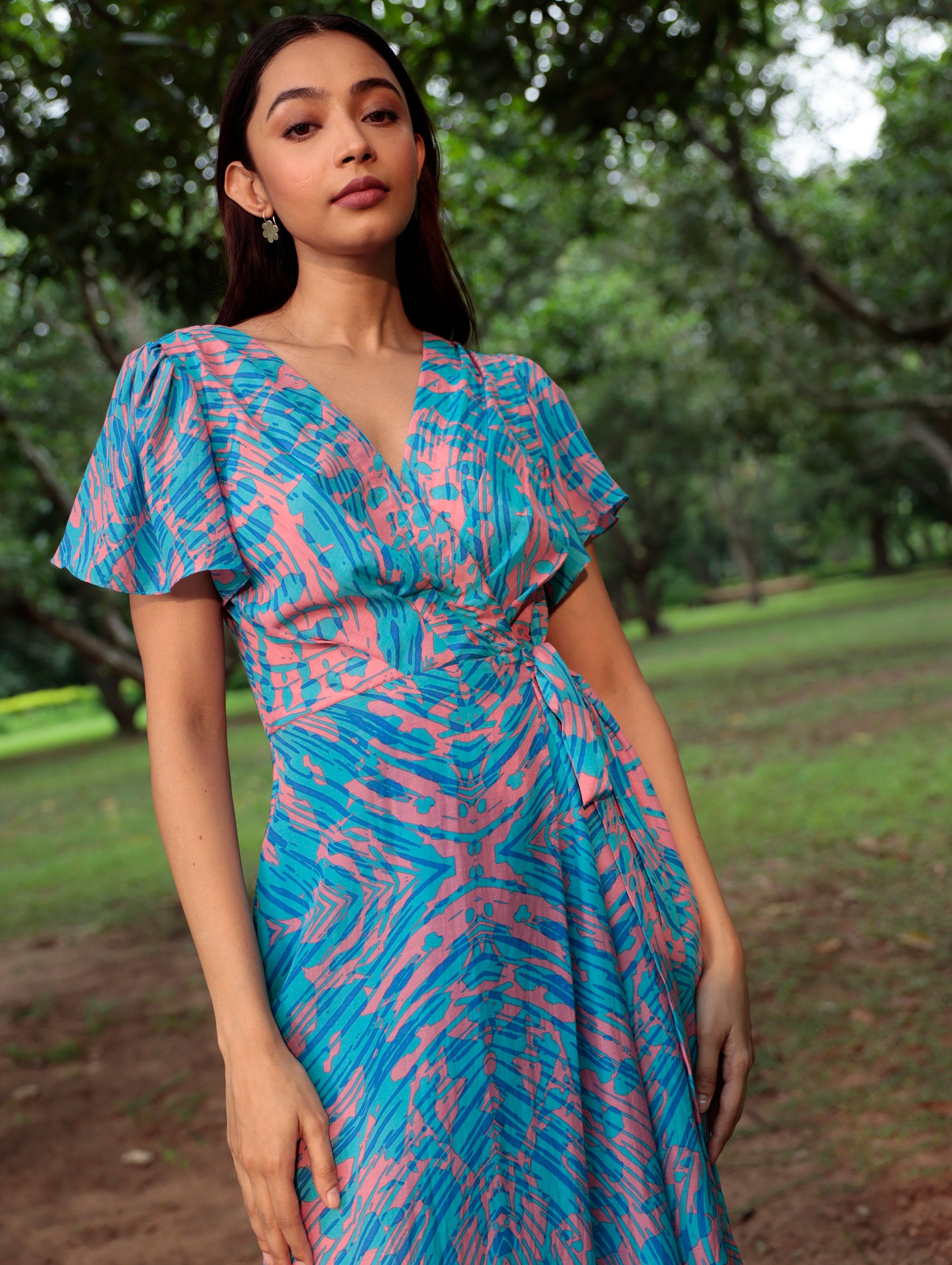 SUZZANE WRAP DRESS