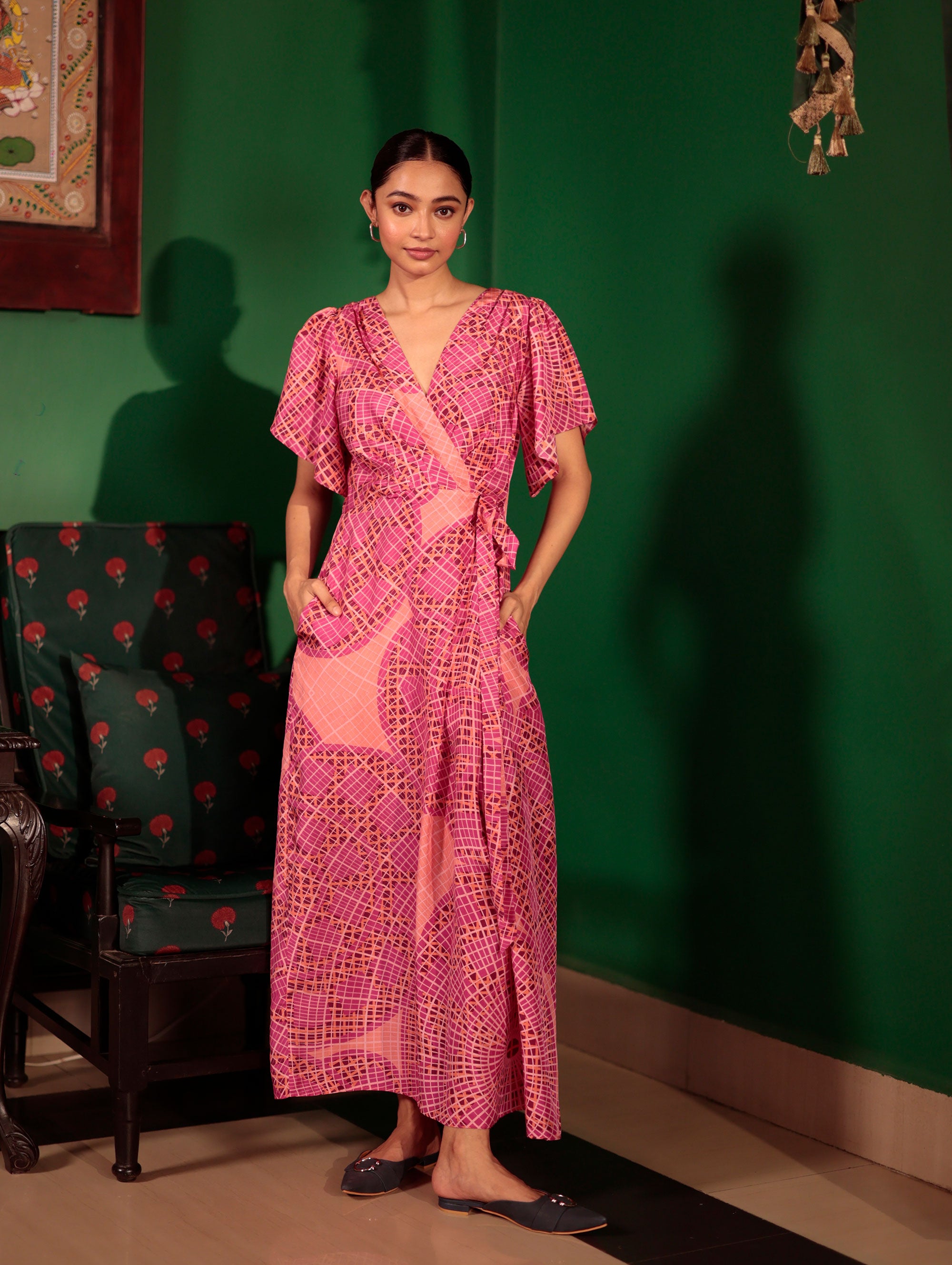 SUZZANE WRAP DRESS