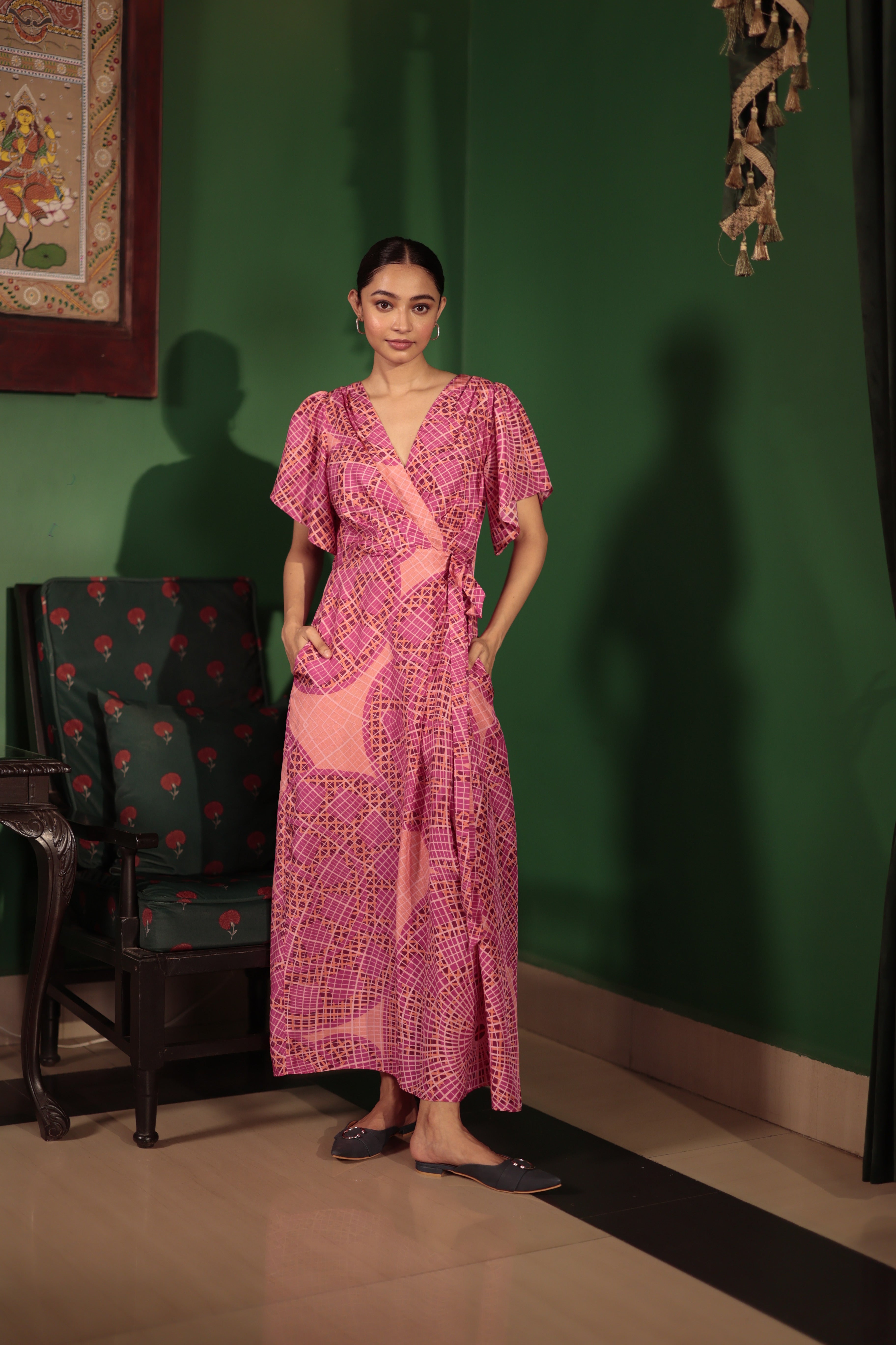 SUZZANE WRAP DRESS