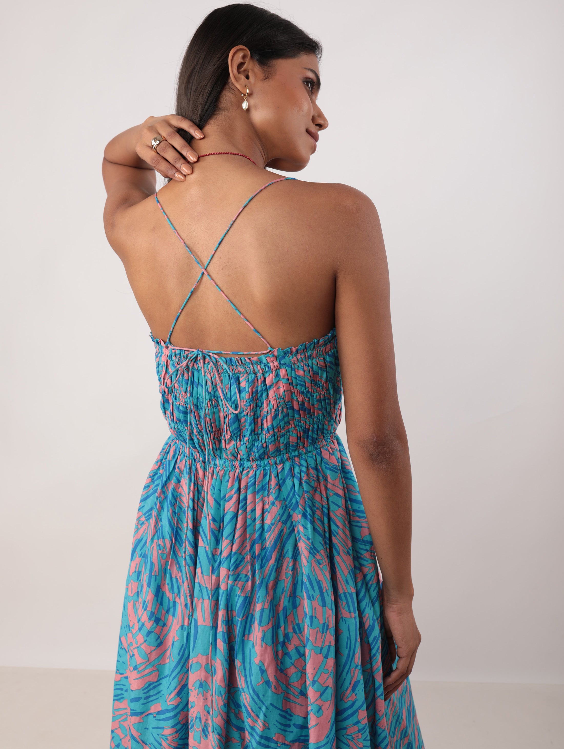 GATHER RUCHED DRESS