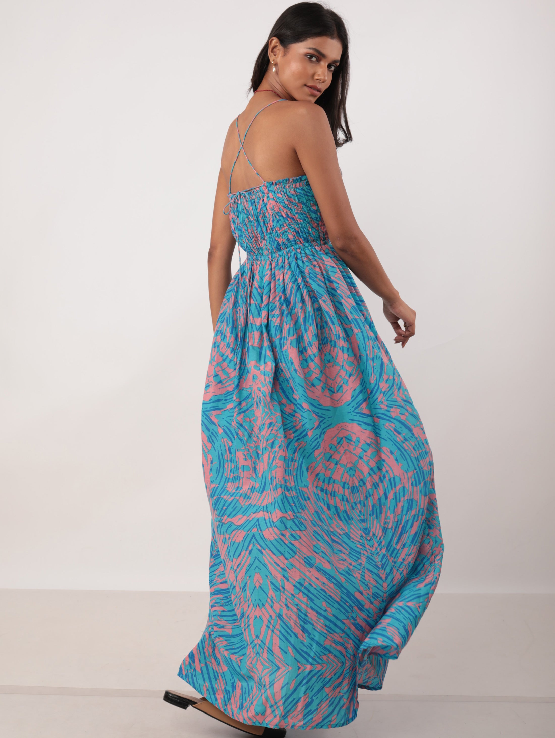 GATHER RUCHED DRESS