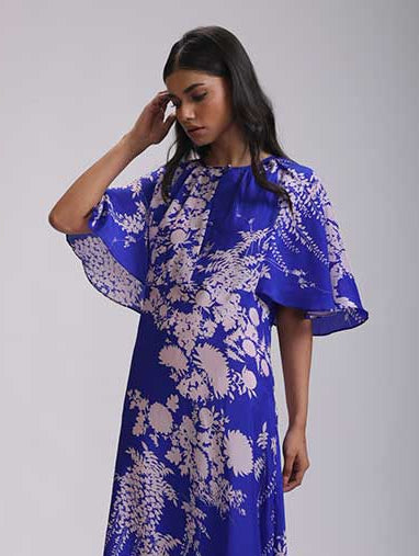 KANAK MIDI SILK DRESS