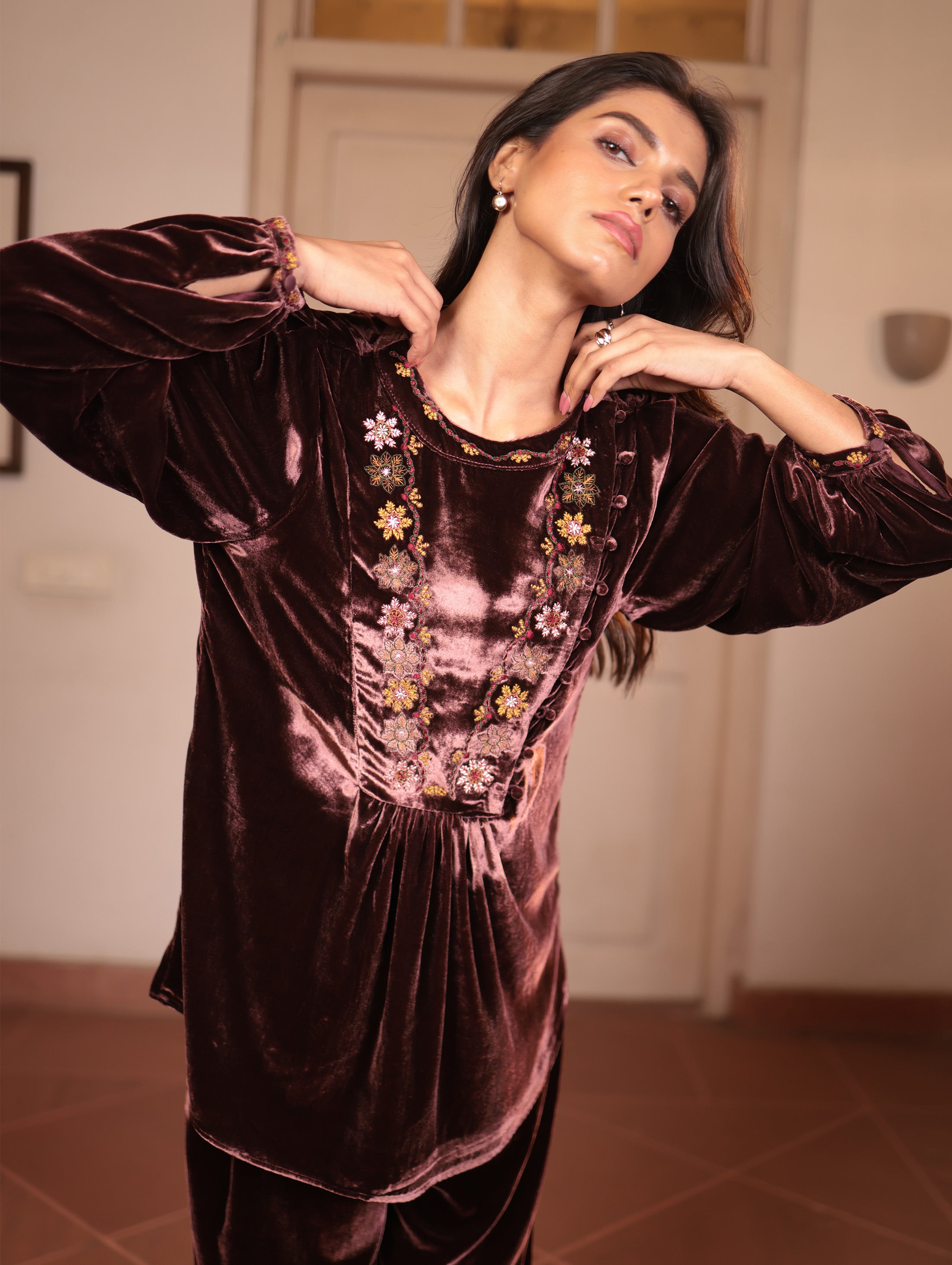 BEATRIX BLOUSE WITH BAHAR EMBROIDERY