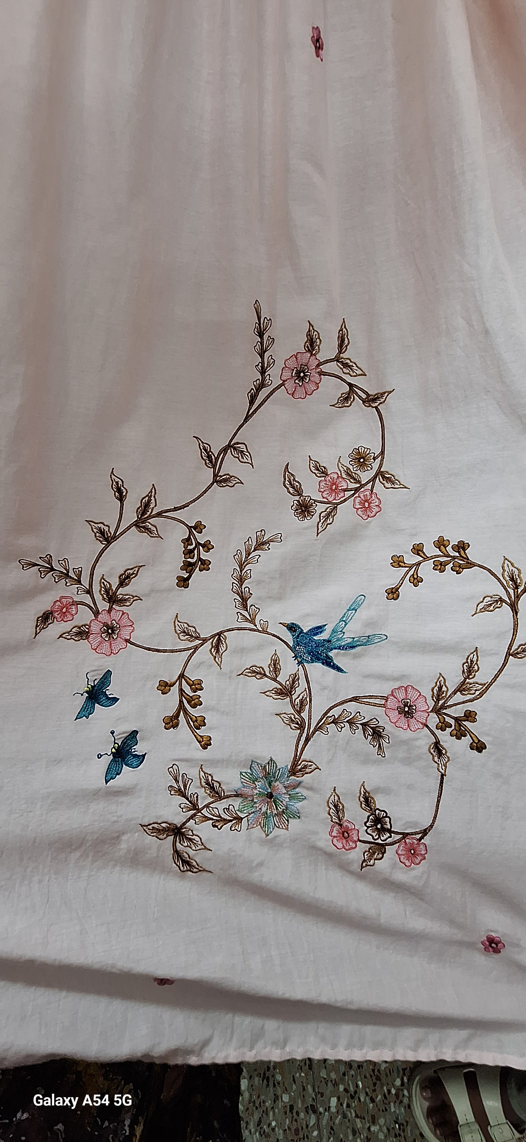 IRMA BLOUSE WITH BIRD EMBROIDERY