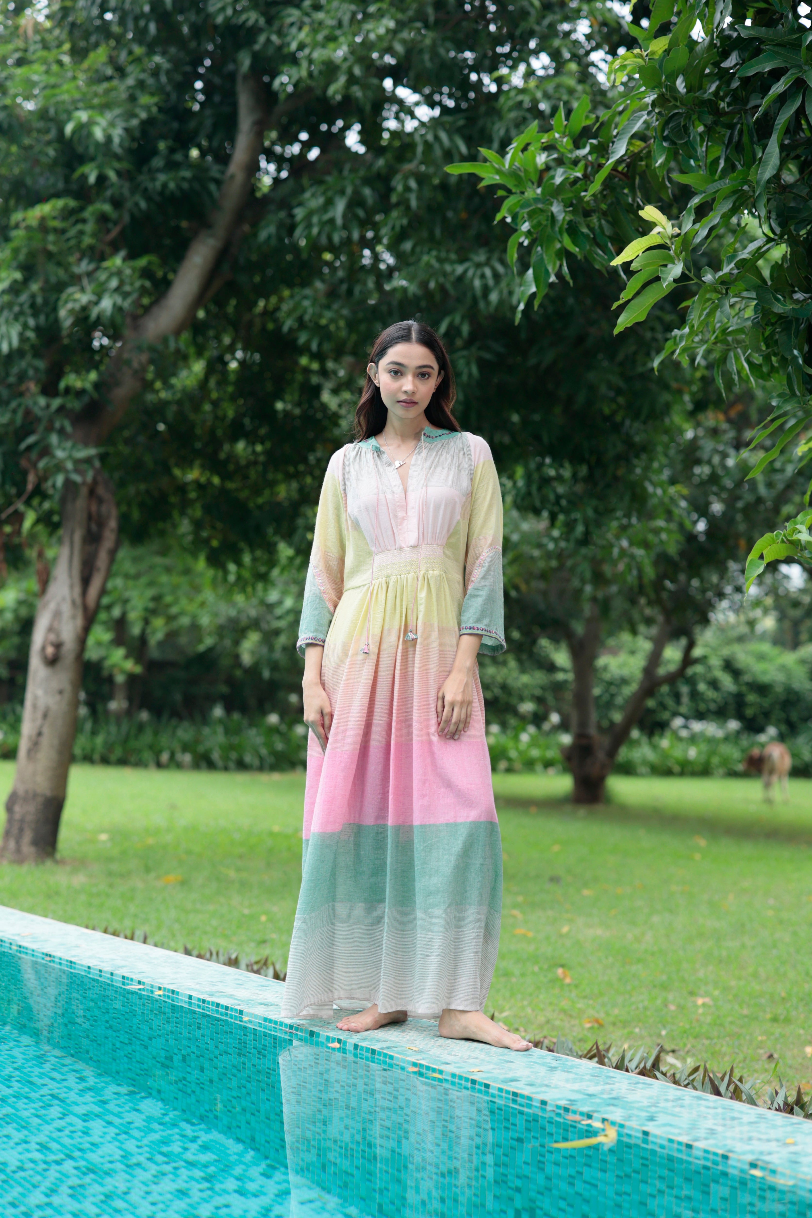 ADVA DRESS HANDLOOM MUSLIN