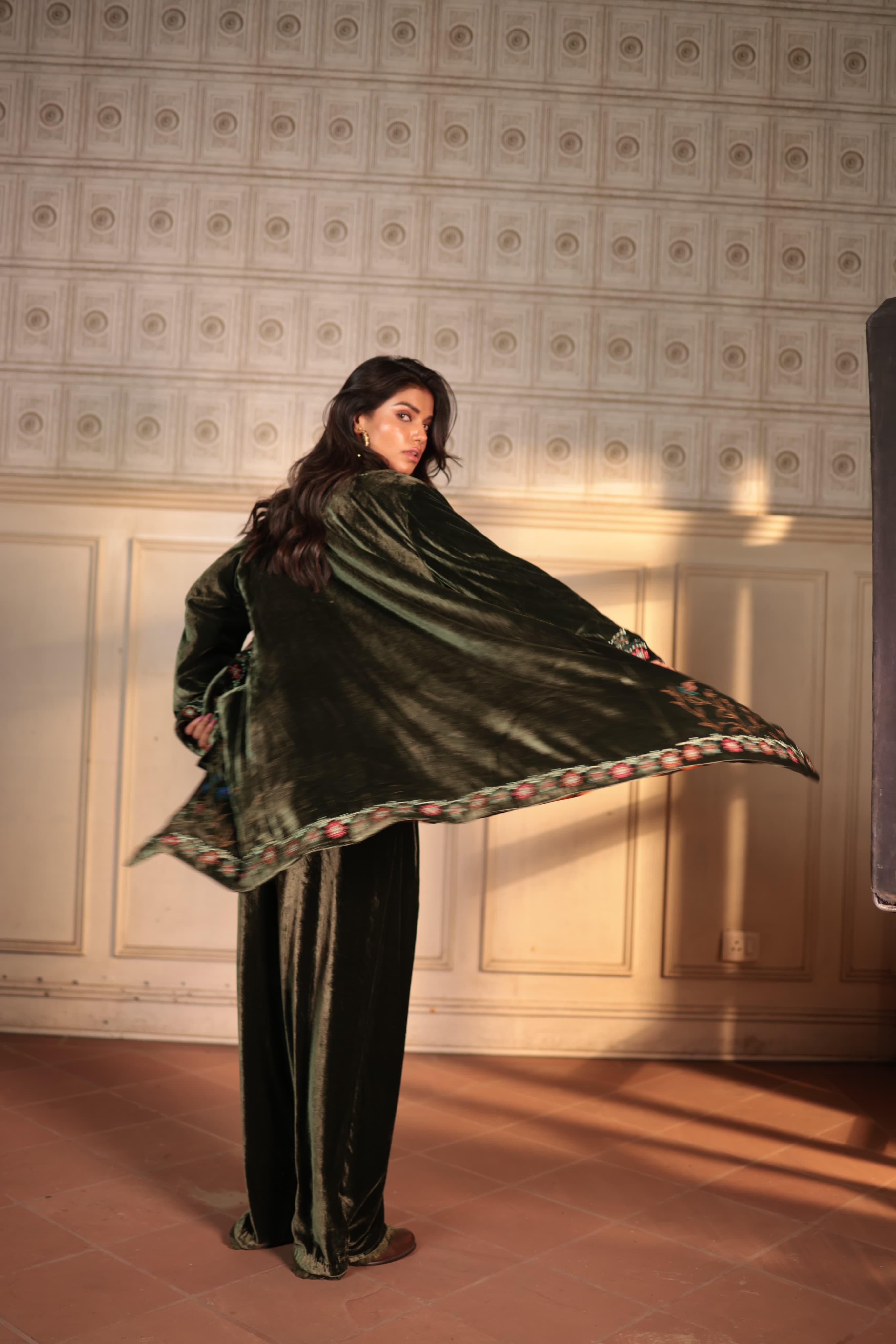 MINA jacket with Bahar Embroidery