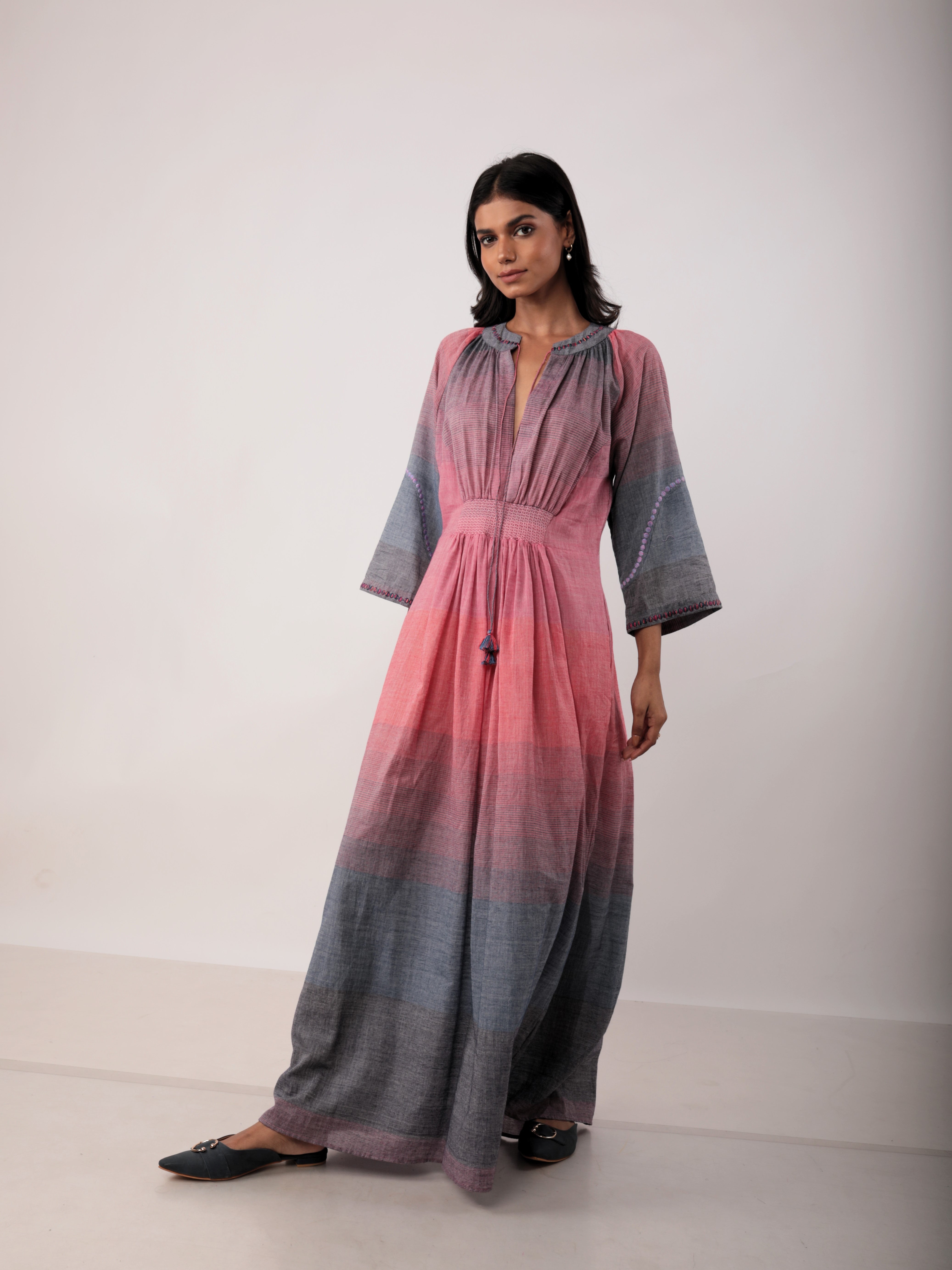 ADVA DRESS HANDLOOM MUSLIN