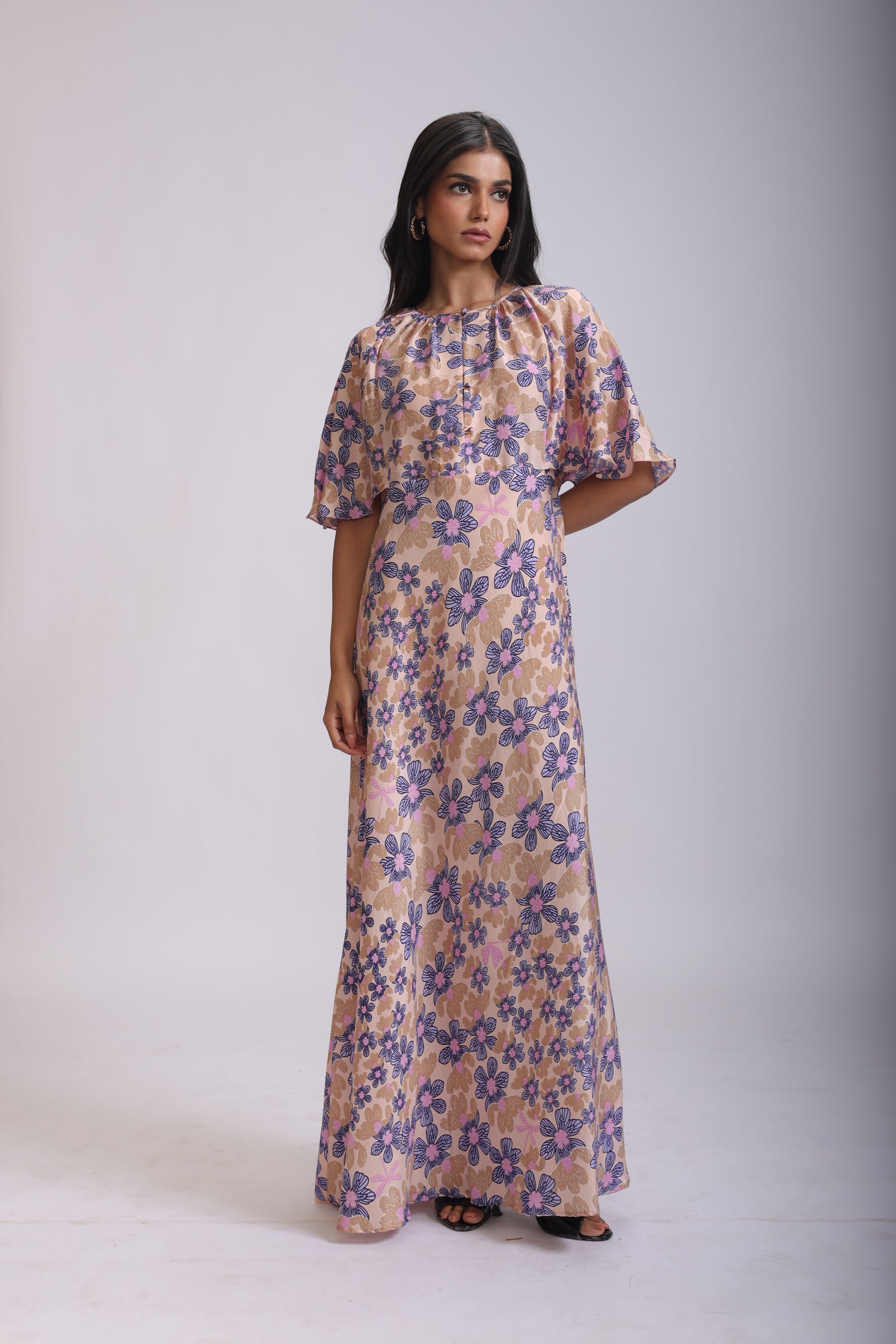 KANAK DRESS LONG SILK