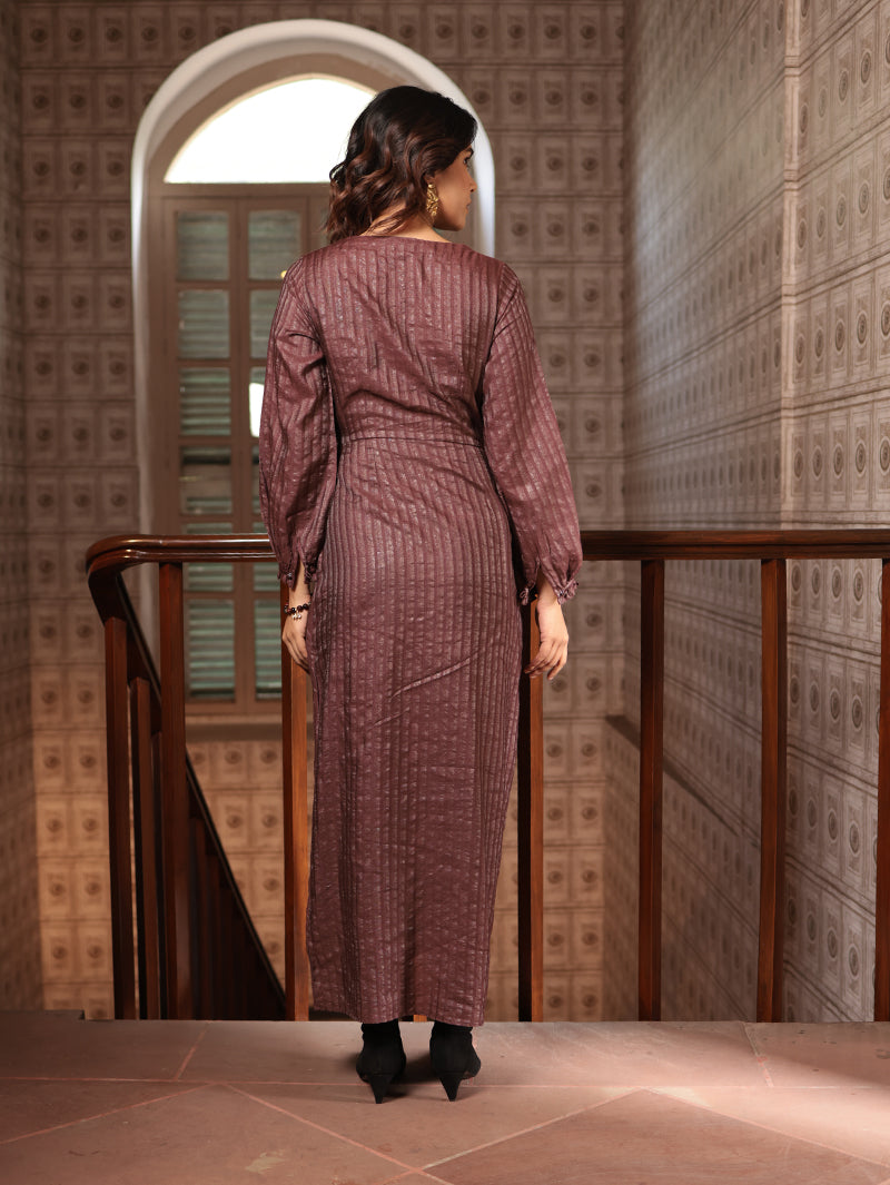 WRAP LONG DRESS