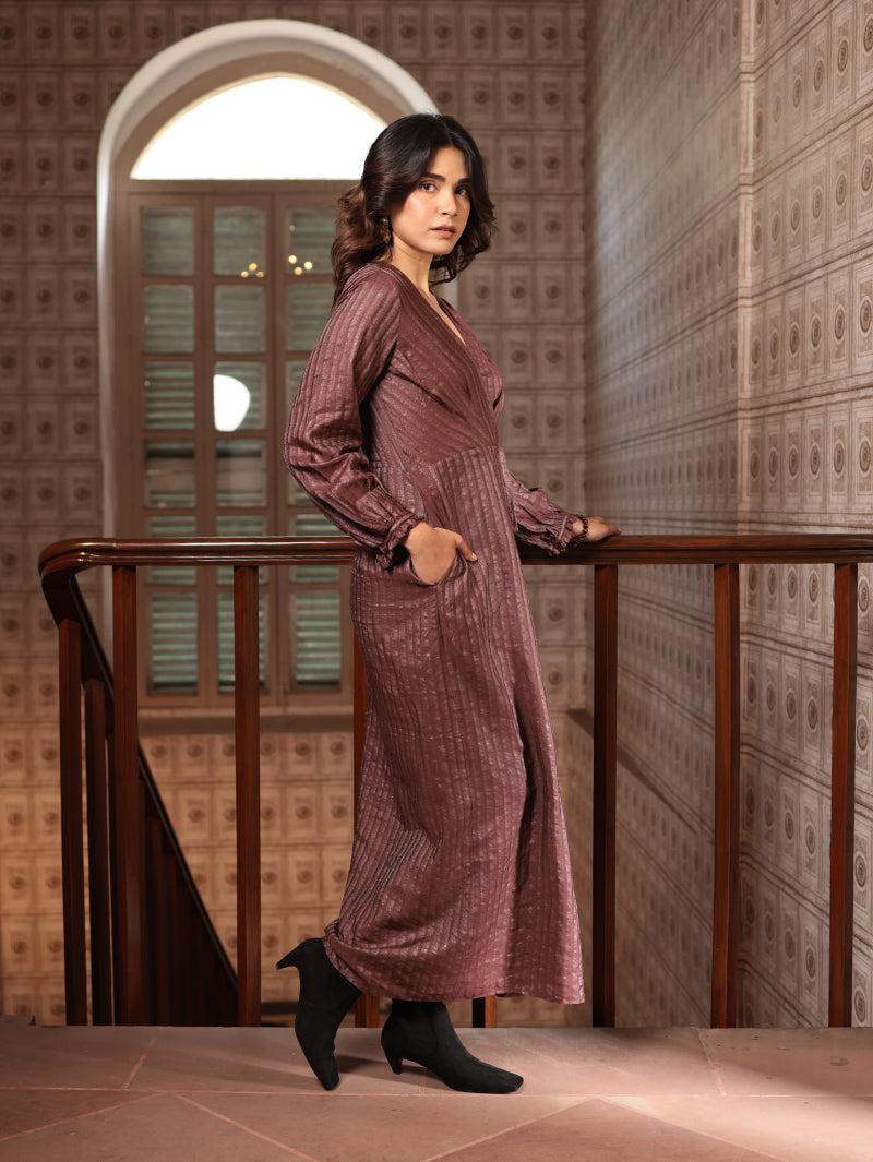 WRAP LONG DRESS