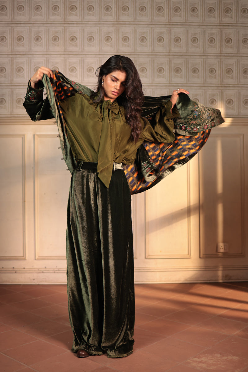 MINA jacket with Bahar Embroidery