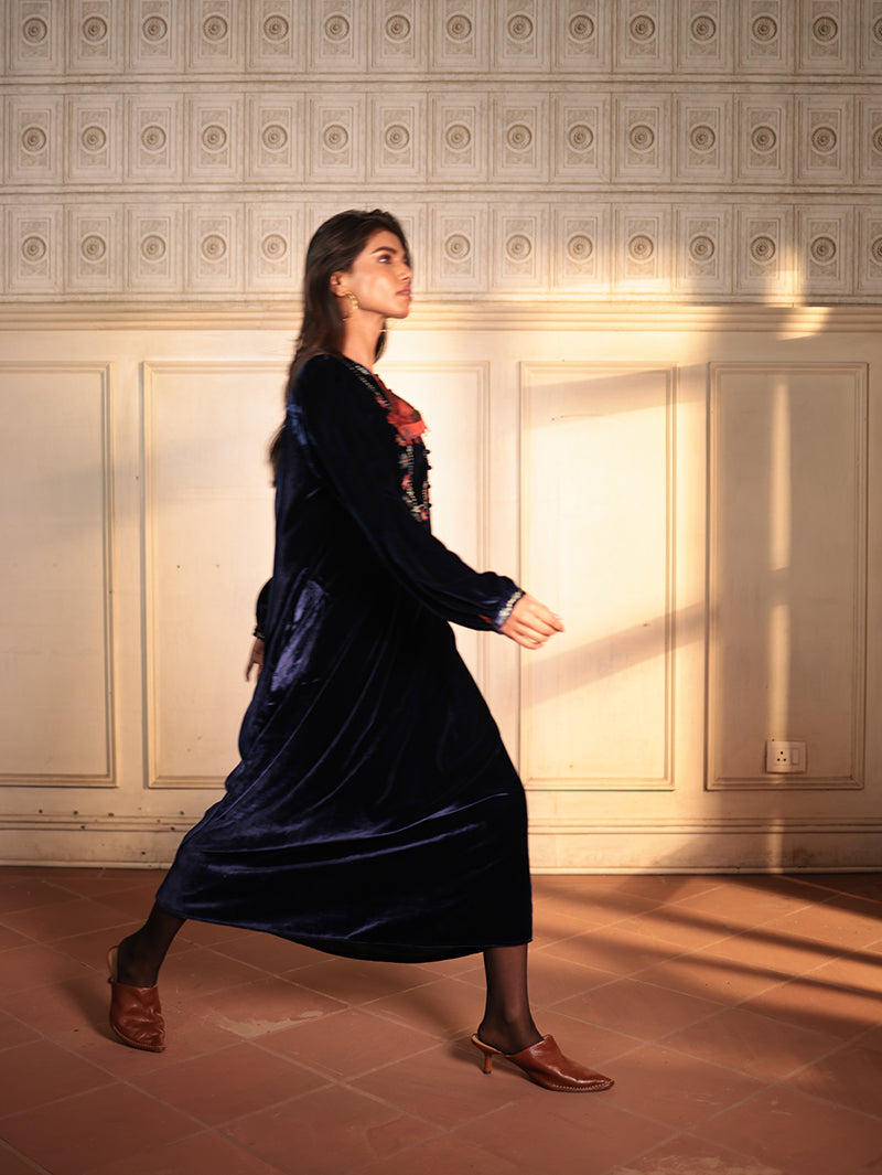 BEATRIX DRESS WITH BAHAR EMBROIDERY