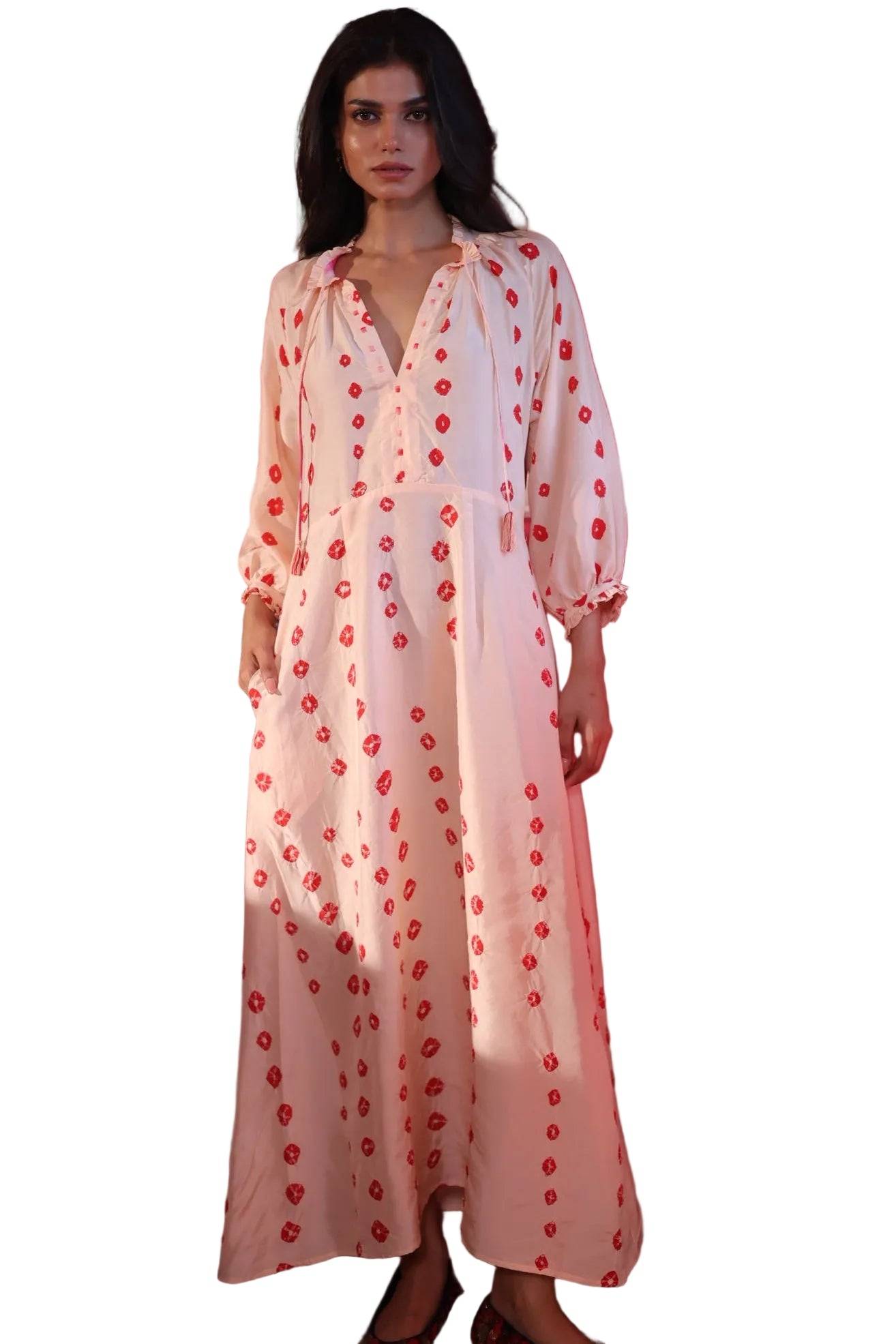 VEENA BATIK SILK DRESS