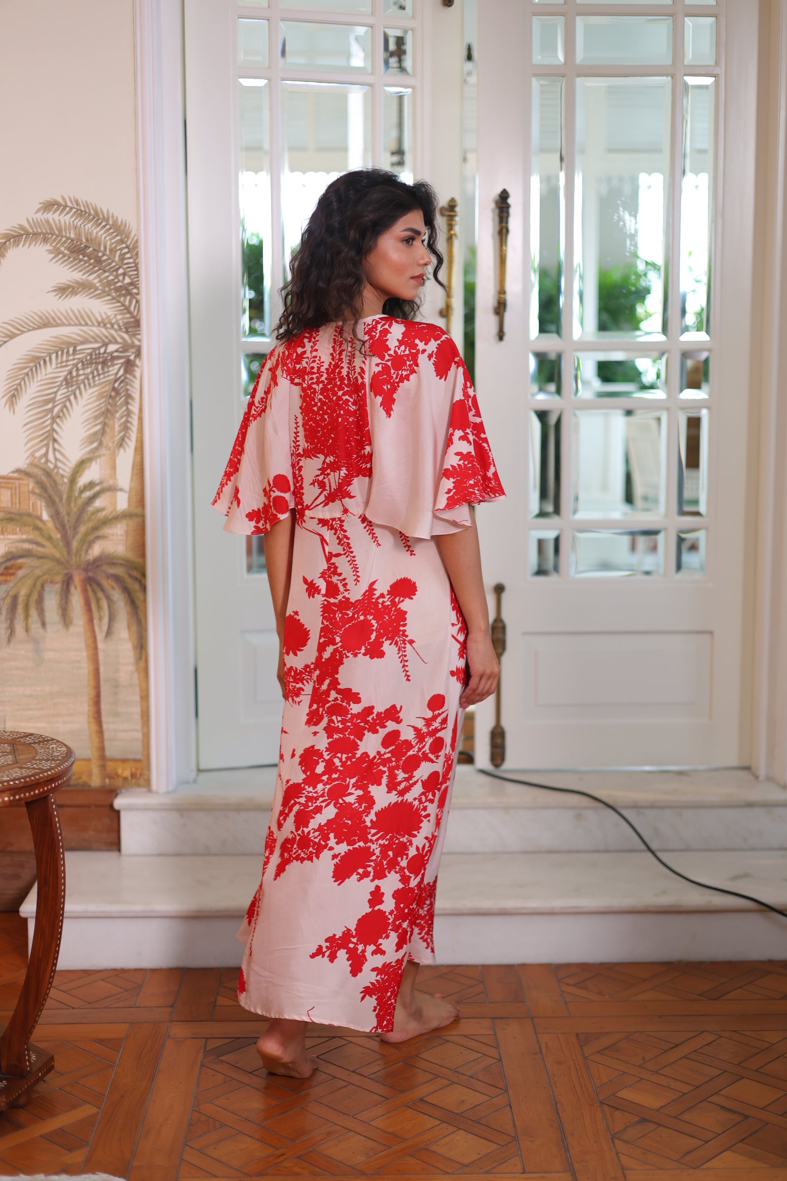 KANAK MIDI SILK DRESS