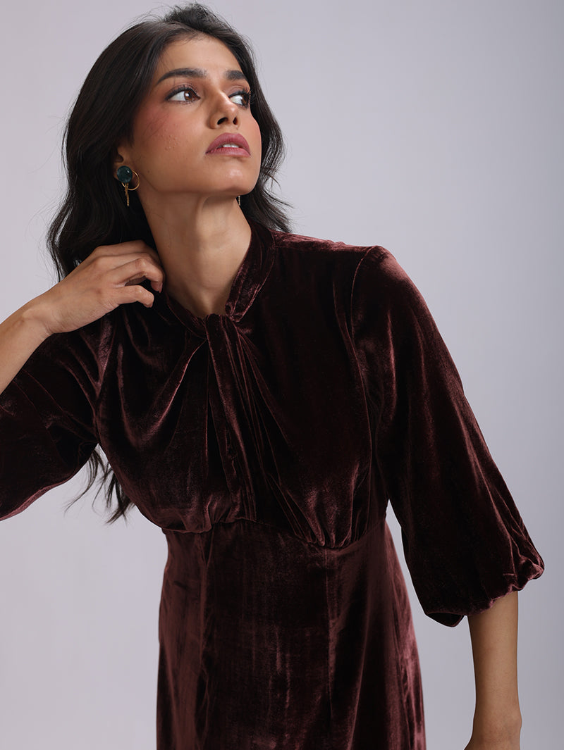 NIKITA DRESS VELVET