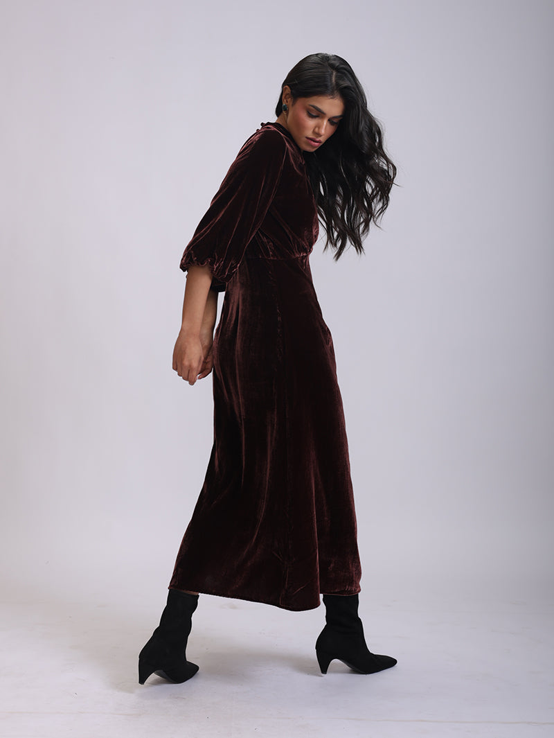 NIKITA DRESS VELVET