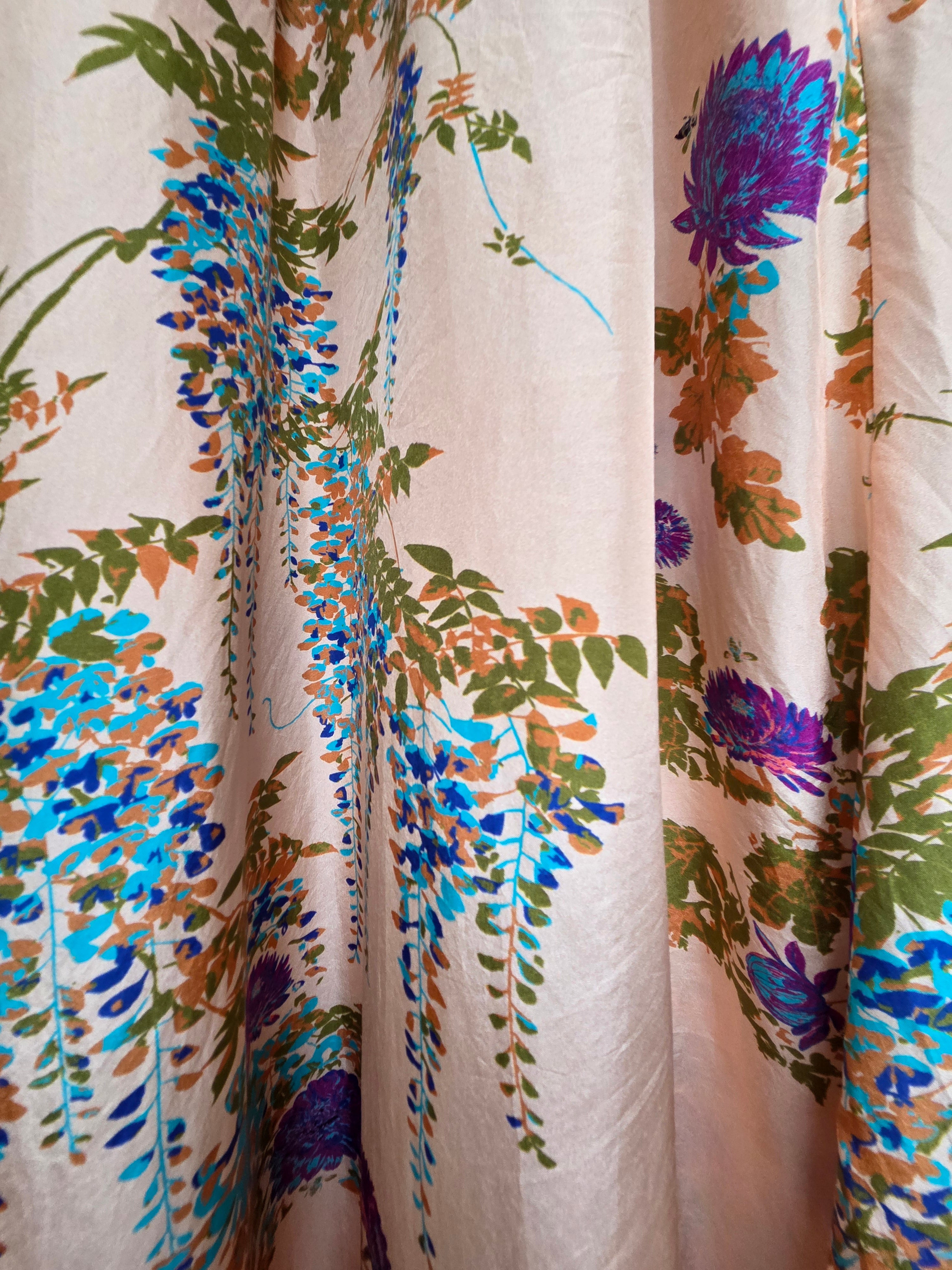 KANAK MIDI SILK DRESS