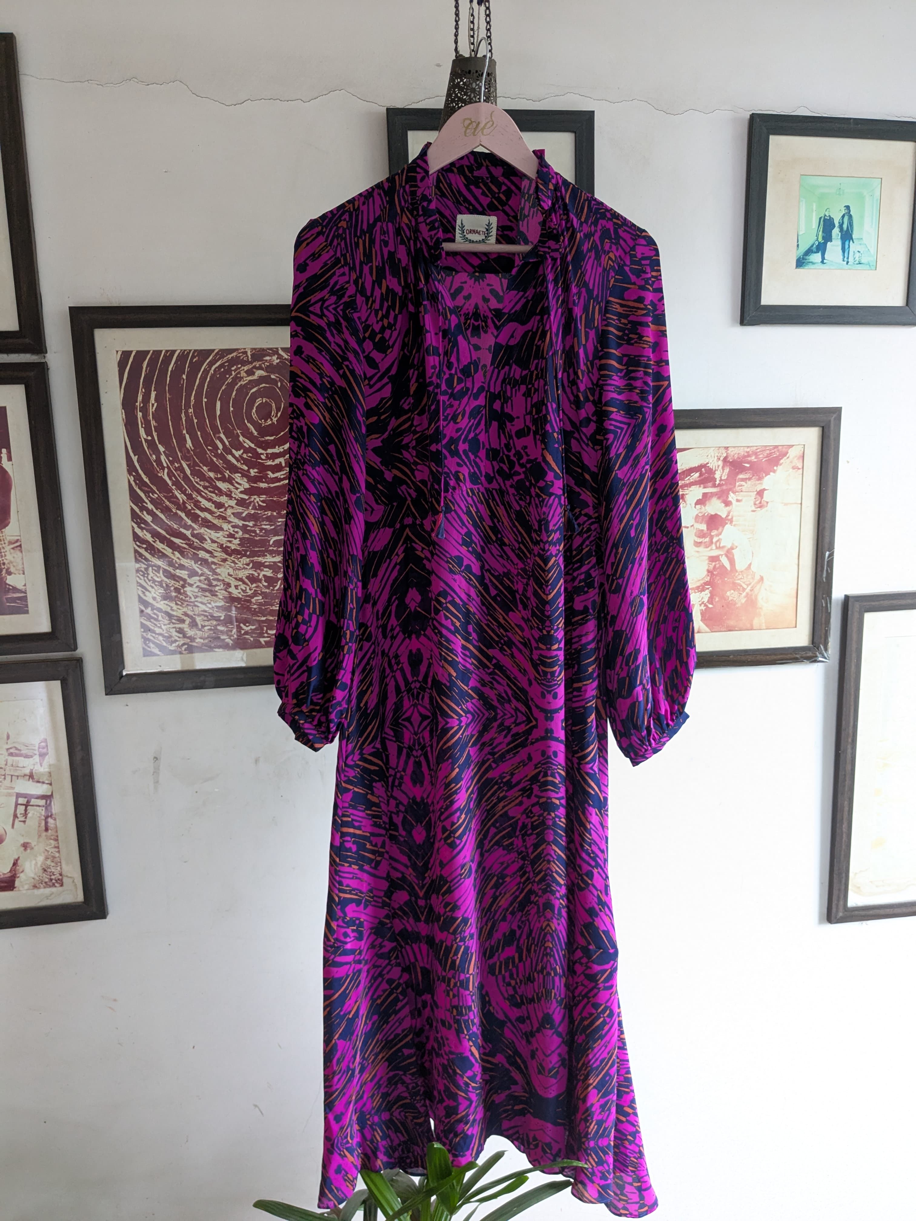 SILVIA SILK DRESS