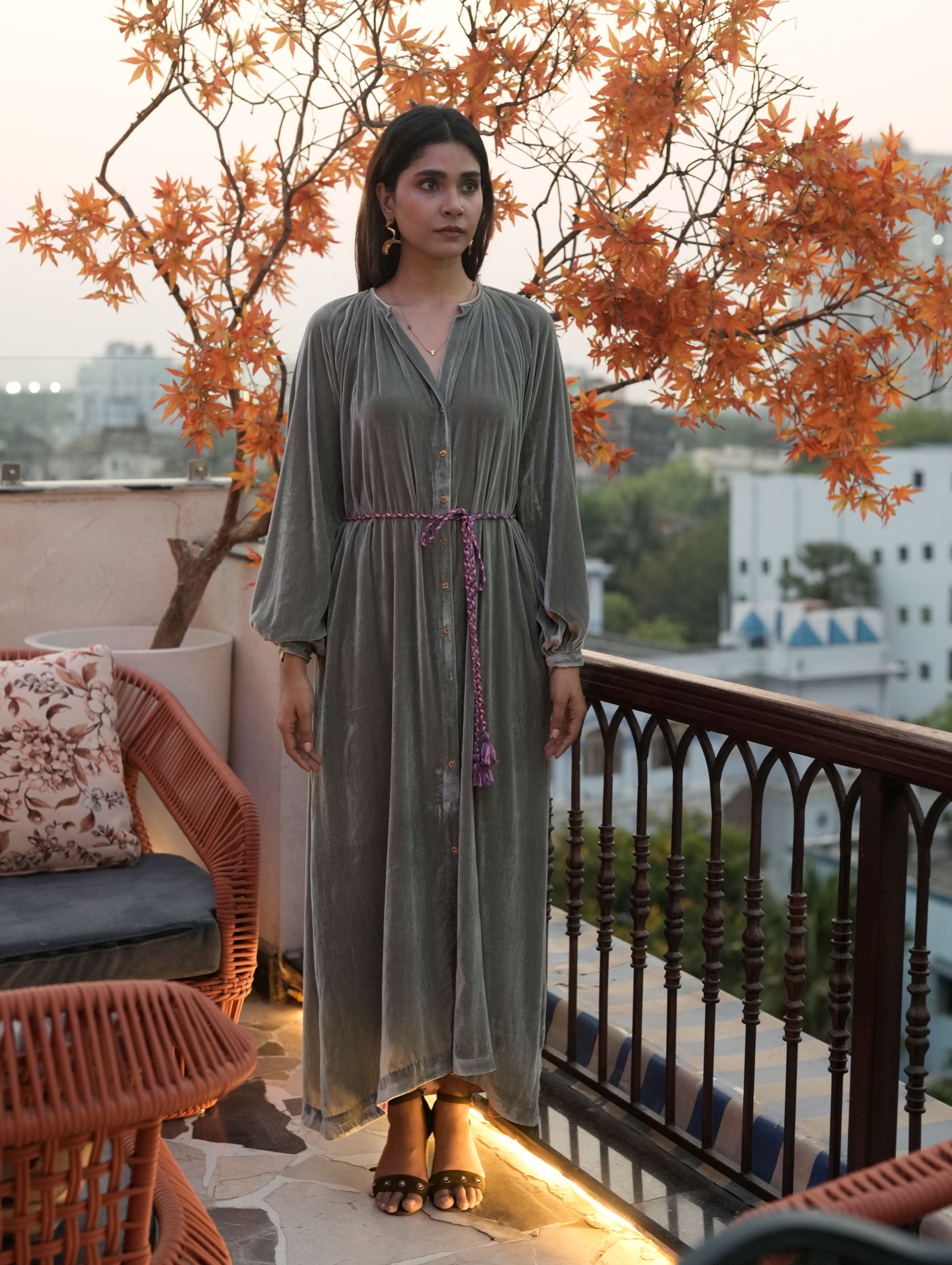 Boho Shirt dress Long