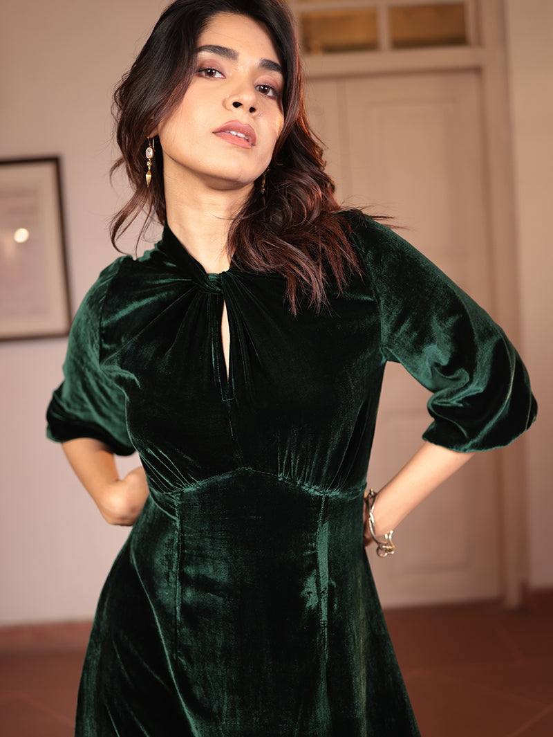 NIKITA DRESS VELVET