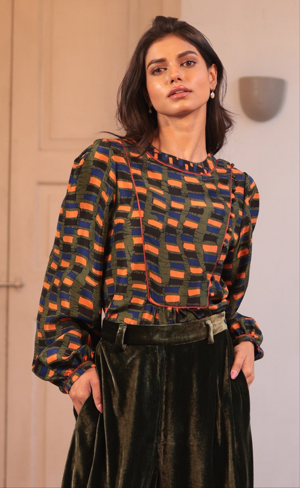 BEATRIX SILK BLOUSE