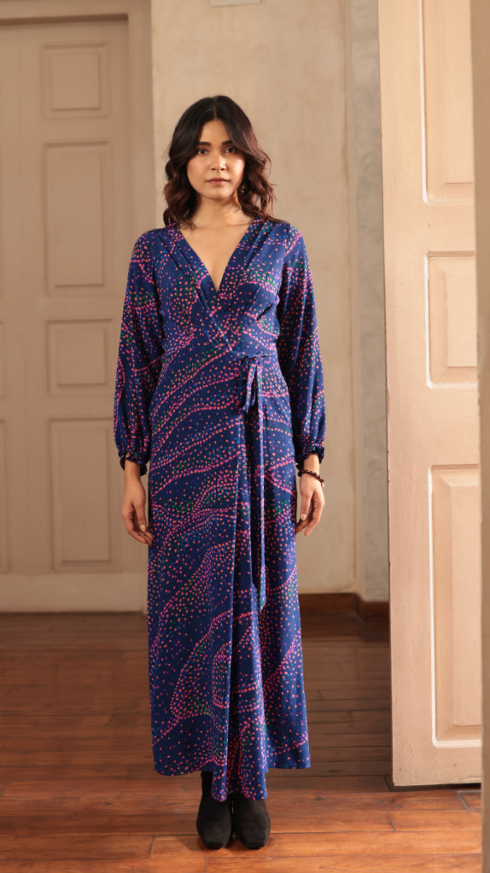 WRAP LONG DRESS