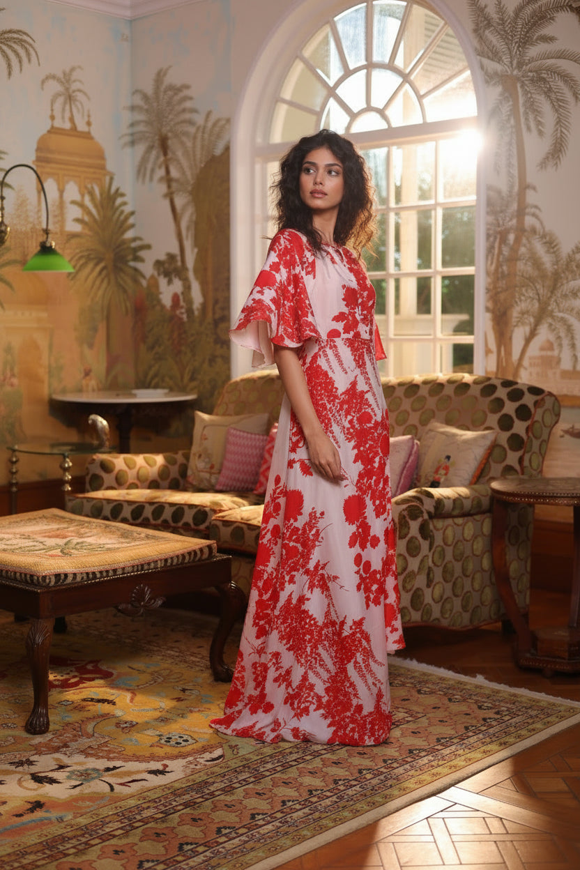 KANAK DRESS LONG SILK